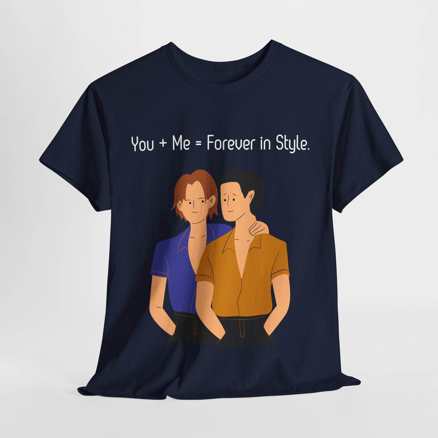 Love is Love Unisex Tee, Gay Couple Shirt, LGBTQ Pride, Same-Sex Relationship Top, Gift for Him, Hug Design T-Shirt - TRP Custom Co.
