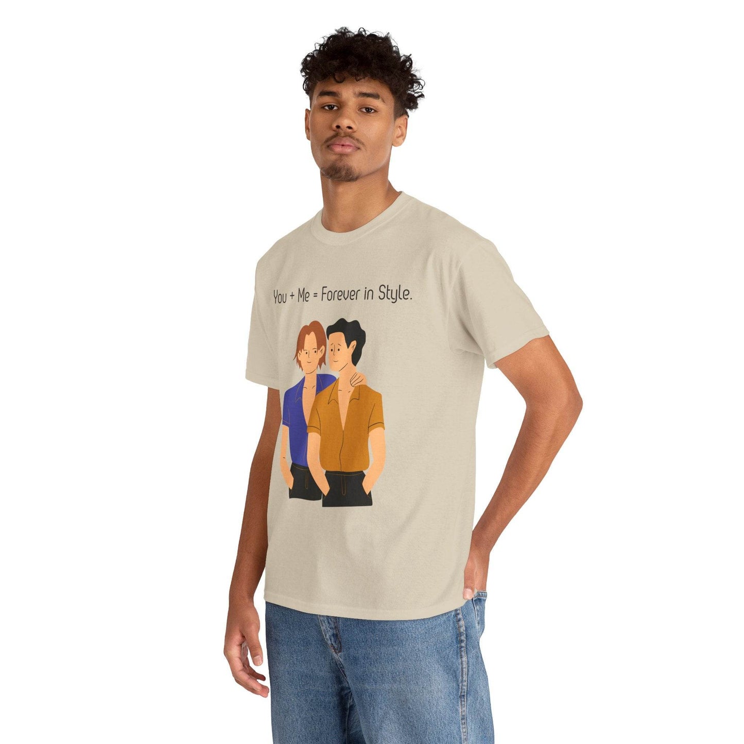 Love is Love Unisex Tee, Gay Couple Shirt, LGBTQ Pride, Same-Sex Relationship Top, Gift for Him, Hug Design T-Shirt - TRP Custom Co.
