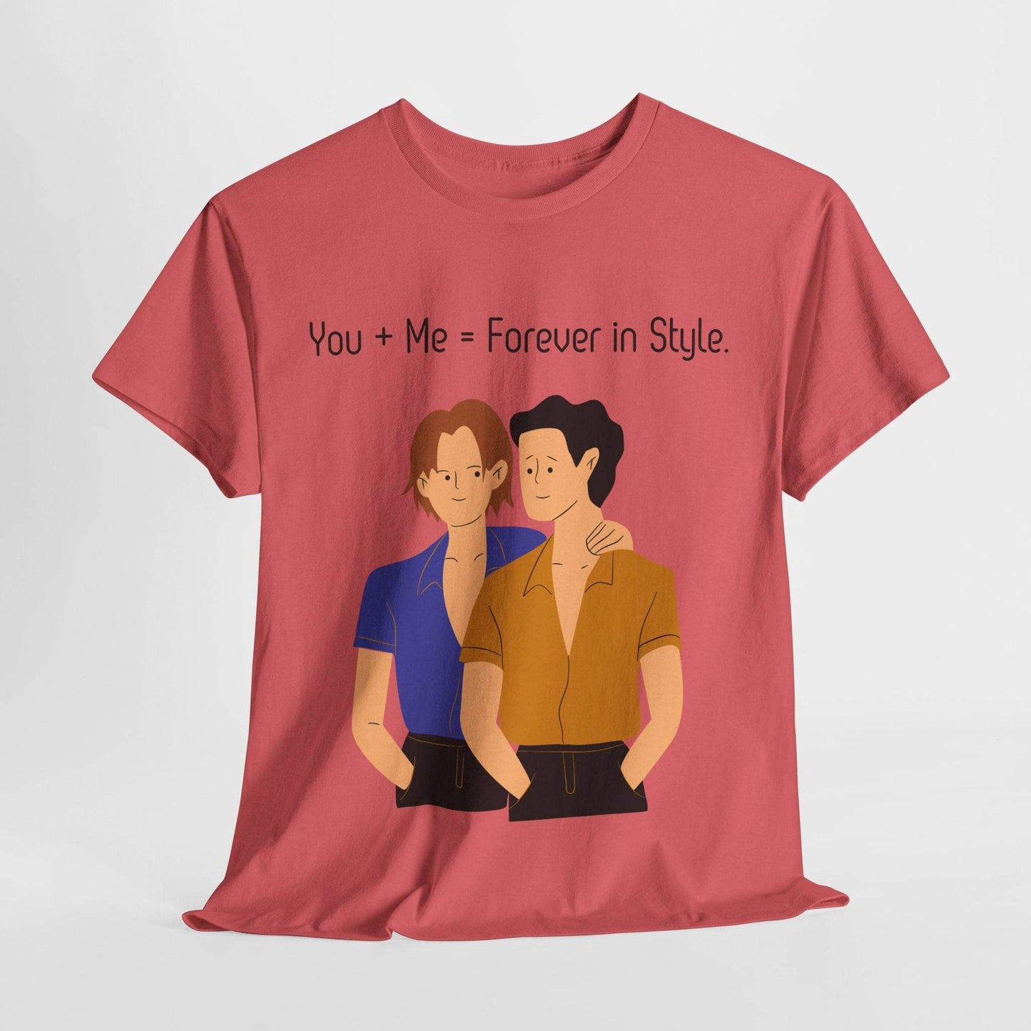 Love is Love Unisex Tee, Gay Couple Shirt, LGBTQ Pride, Same-Sex Relationship Top, Gift for Him, Hug Design T-Shirt - TRP Custom Co.