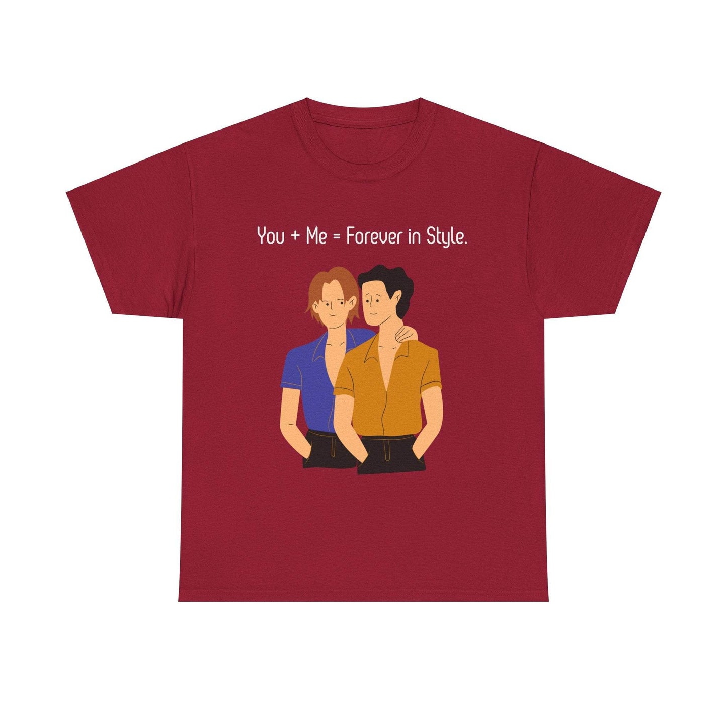 Love is Love Unisex Tee, Gay Couple Shirt, LGBTQ Pride, Same-Sex Relationship Top, Gift for Him, Hug Design T-Shirt - TRP Custom Co.