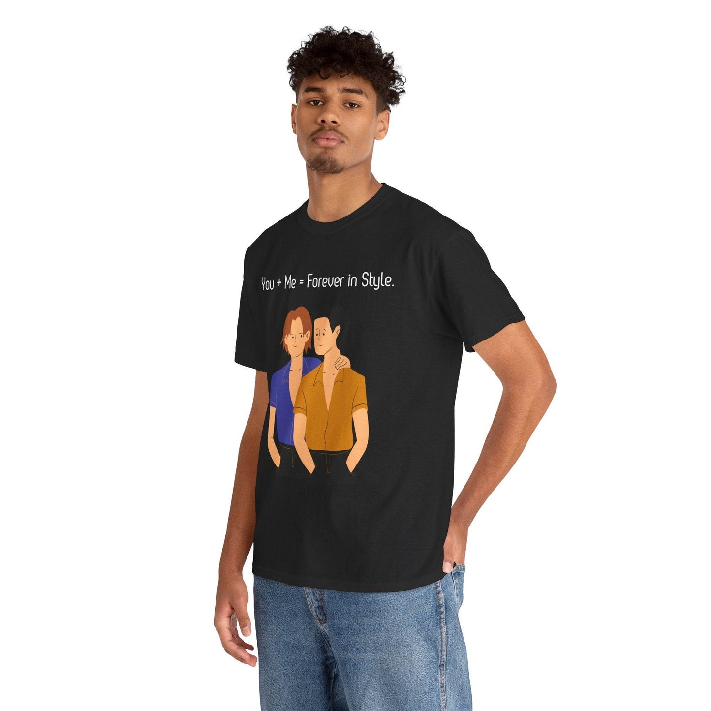 Love is Love Unisex Tee, Gay Couple Shirt, LGBTQ Pride, Same-Sex Relationship Top, Gift for Him, Hug Design T-Shirt - TRP Custom Co.