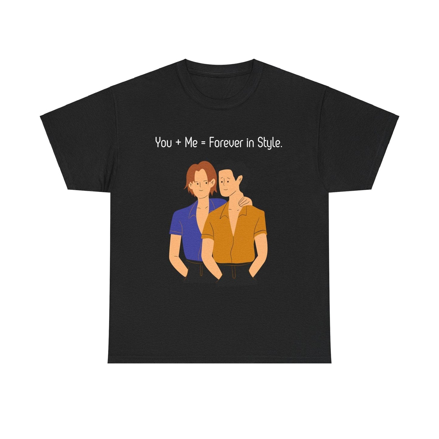 Love is Love Unisex Tee, Gay Couple Shirt, LGBTQ Pride, Same-Sex Relationship Top, Gift for Him, Hug Design T-Shirt - TRP Custom Co.