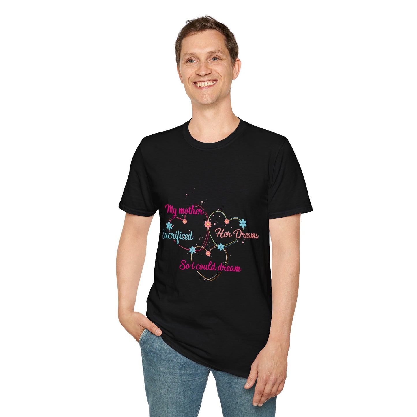Heartfelt Sacrifice Unisex T-Shirt, Inspirational Gift, Mother's Day Tee, Dream Chaser Apparel, Comfortable Everyday Wear