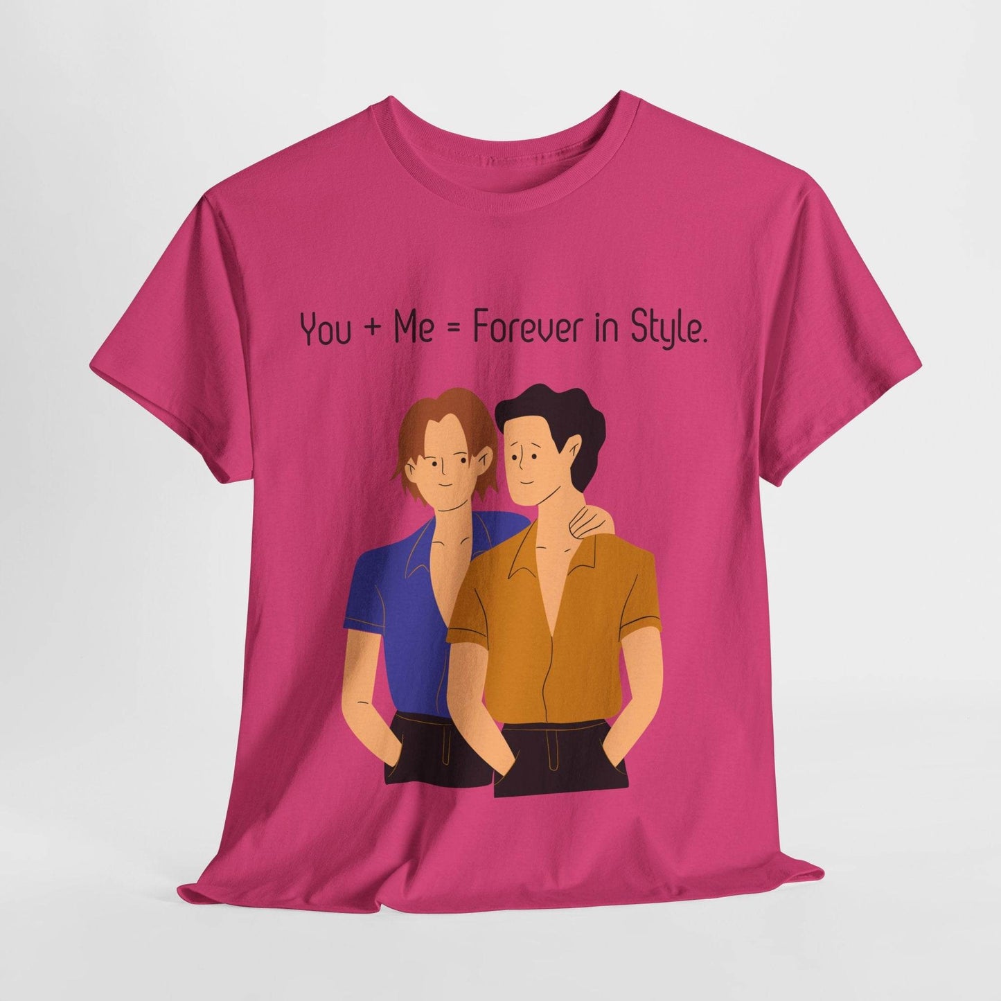 Love is Love Unisex Tee, Gay Couple Shirt, LGBTQ Pride, Same-Sex Relationship Top, Gift for Him, Hug Design T-Shirt - TRP Custom Co.