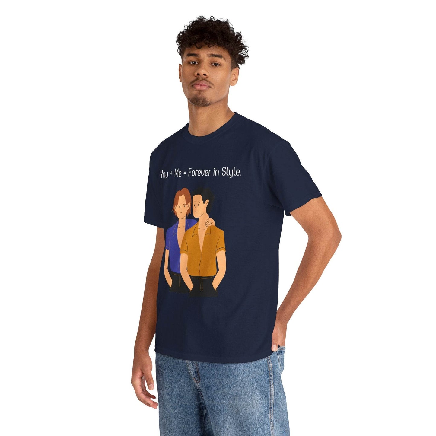 Love is Love Unisex Tee, Gay Couple Shirt, LGBTQ Pride, Same-Sex Relationship Top, Gift for Him, Hug Design T-Shirt - TRP Custom Co.