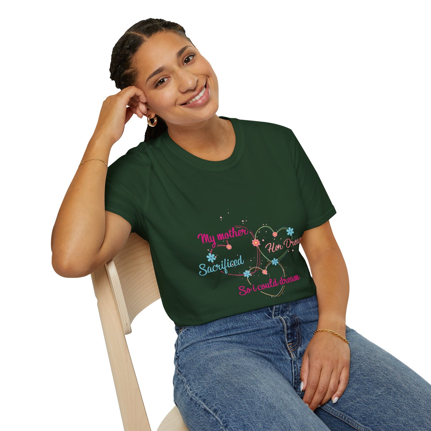 Heartfelt Sacrifice Unisex T-Shirt, Inspirational Gift, Mother's Day Tee, Dream Chaser Apparel, Comfortable Everyday Wear