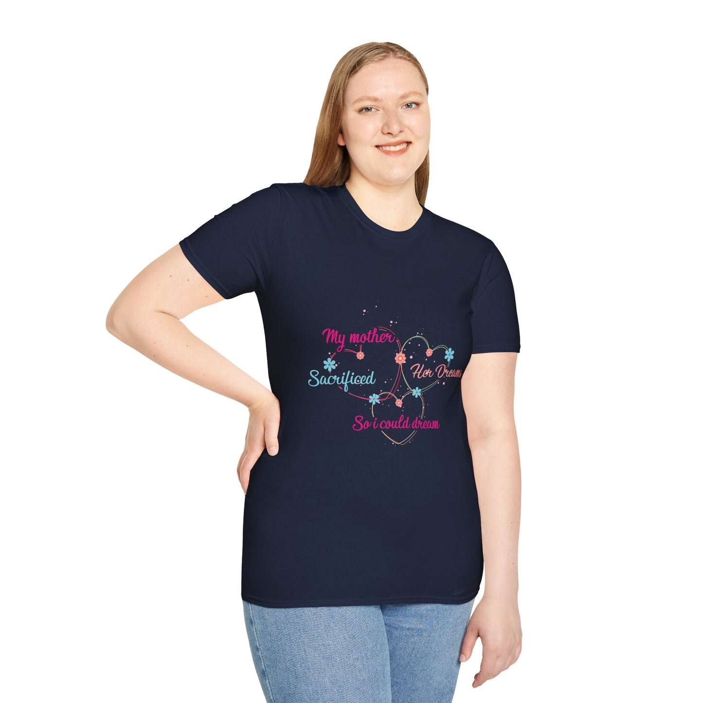 Heartfelt Sacrifice Unisex T-Shirt, Inspirational Gift, Mother's Day Tee, Dream Chaser Apparel, Comfortable Everyday Wear
