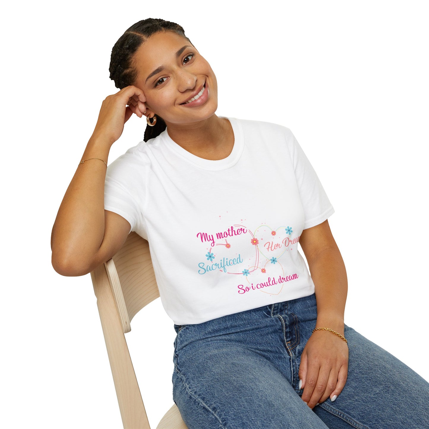 Heartfelt Sacrifice Unisex T-Shirt, Inspirational Gift, Mother's Day Tee, Dream Chaser Apparel, Comfortable Everyday Wear