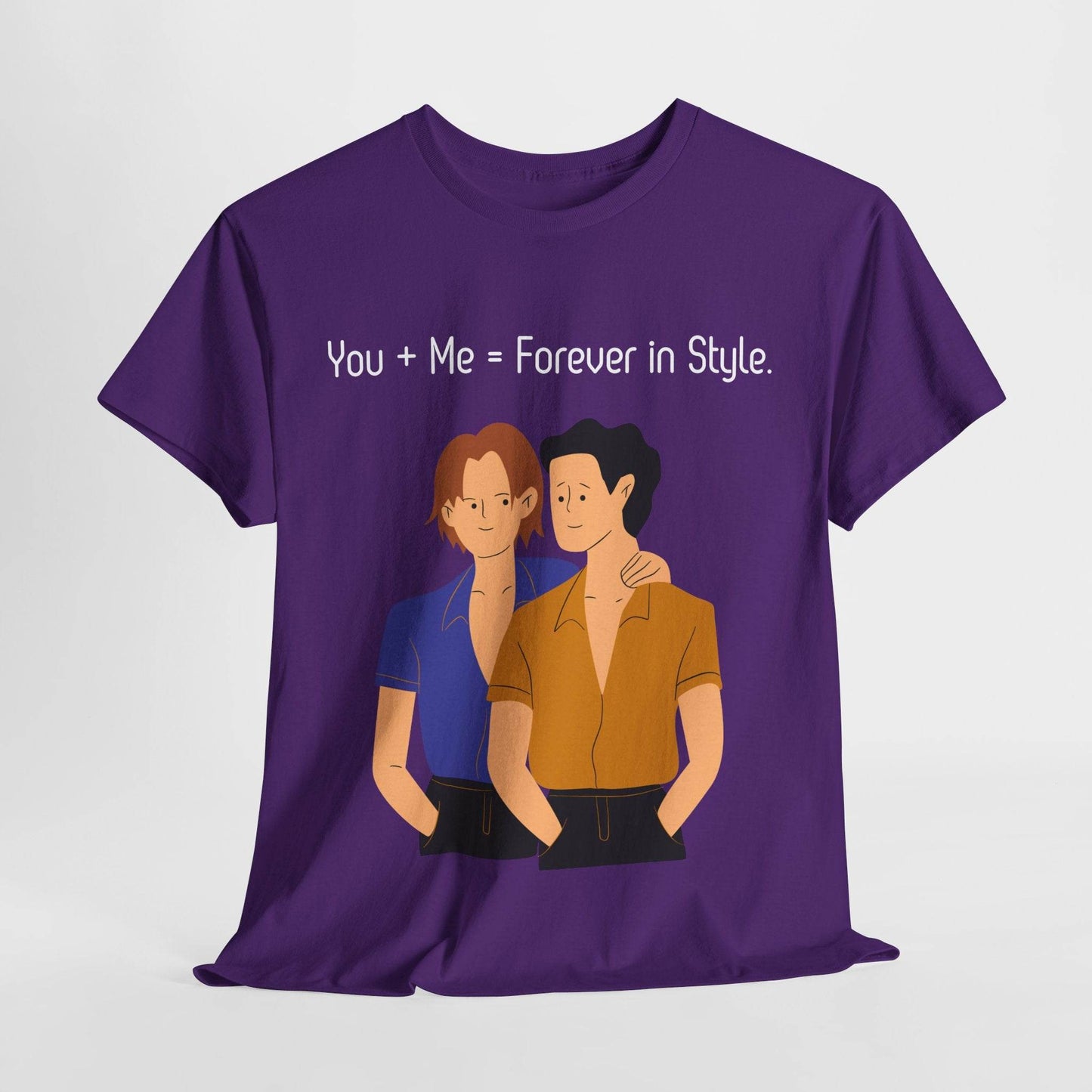 Love is Love Unisex Tee, Gay Couple Shirt, LGBTQ Pride, Same-Sex Relationship Top, Gift for Him, Hug Design T-Shirt - TRP Custom Co.