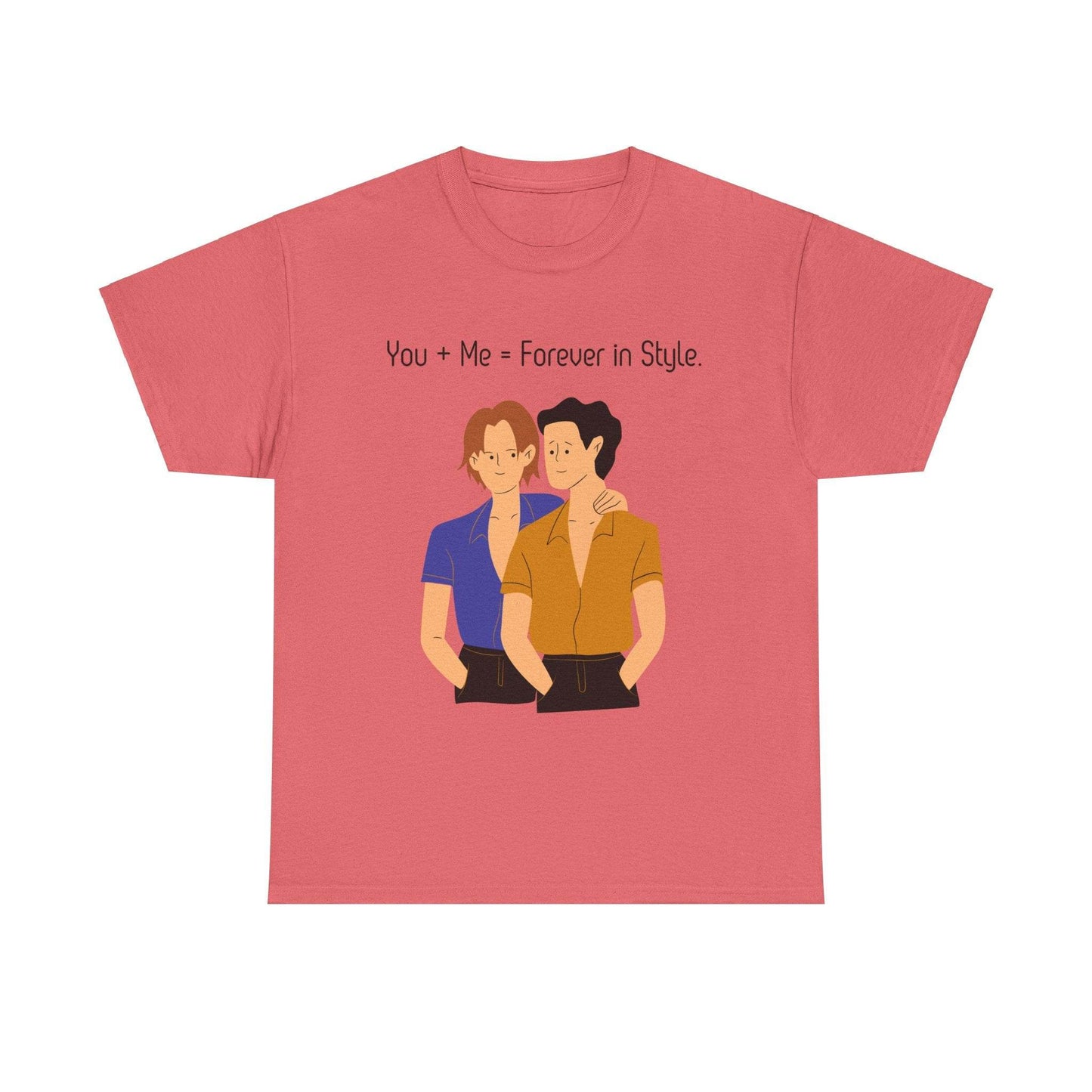 Love is Love Unisex Tee, Gay Couple Shirt, LGBTQ Pride, Same-Sex Relationship Top, Gift for Him, Hug Design T-Shirt - TRP Custom Co.