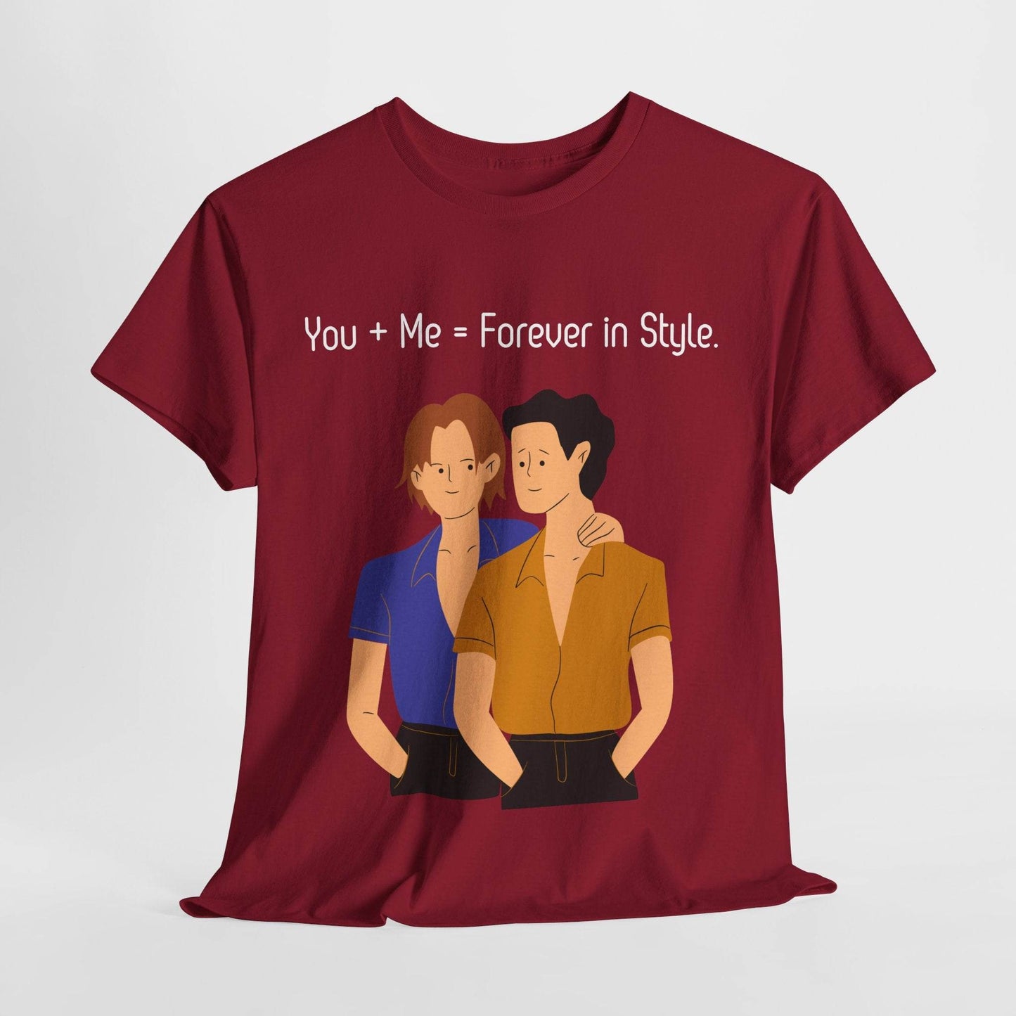 Love is Love Unisex Tee, Gay Couple Shirt, LGBTQ Pride, Same-Sex Relationship Top, Gift for Him, Hug Design T-Shirt - TRP Custom Co.