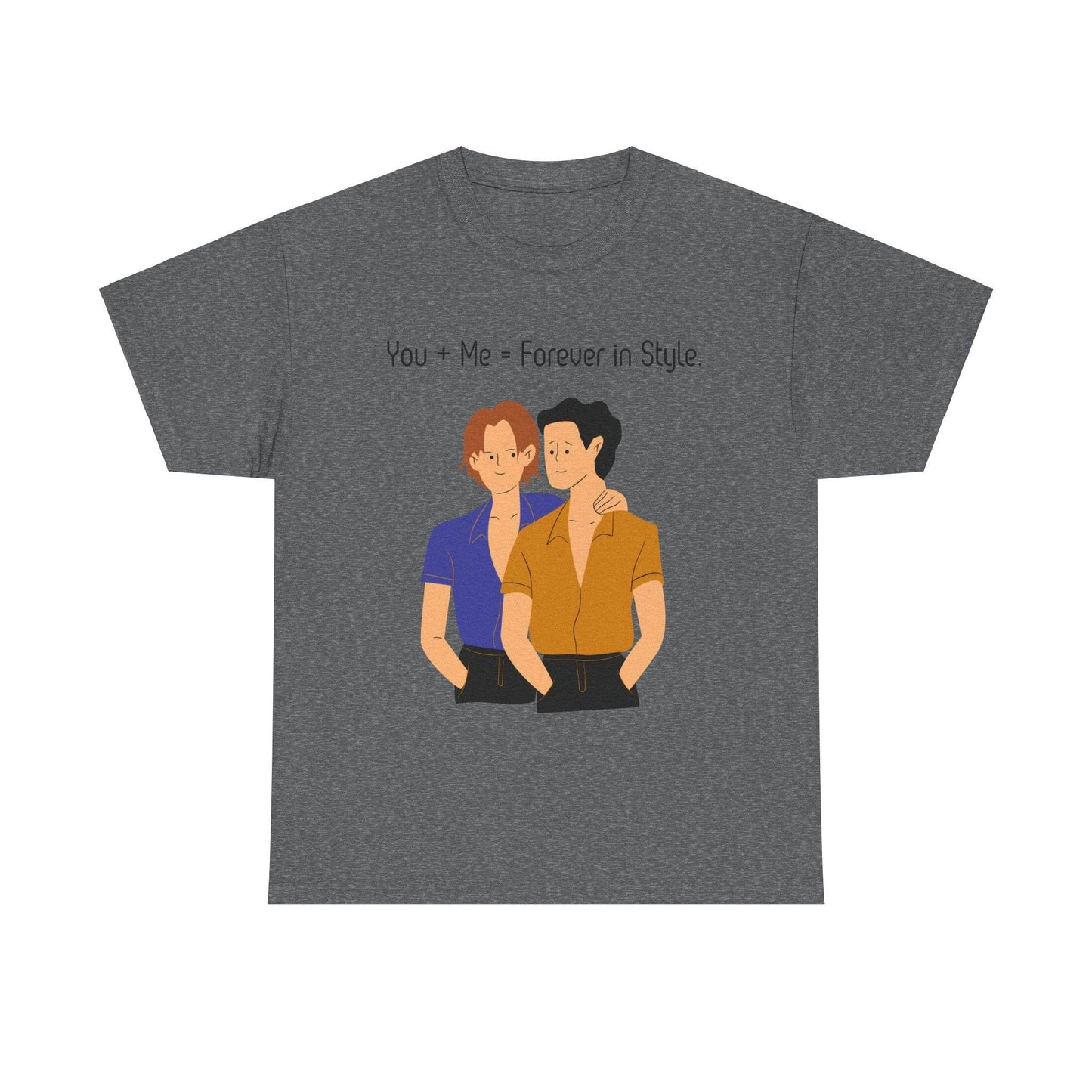 Love is Love Unisex Tee, Gay Couple Shirt, LGBTQ Pride, Same-Sex Relationship Top, Gift for Him, Hug Design T-Shirt - TRP Custom Co.