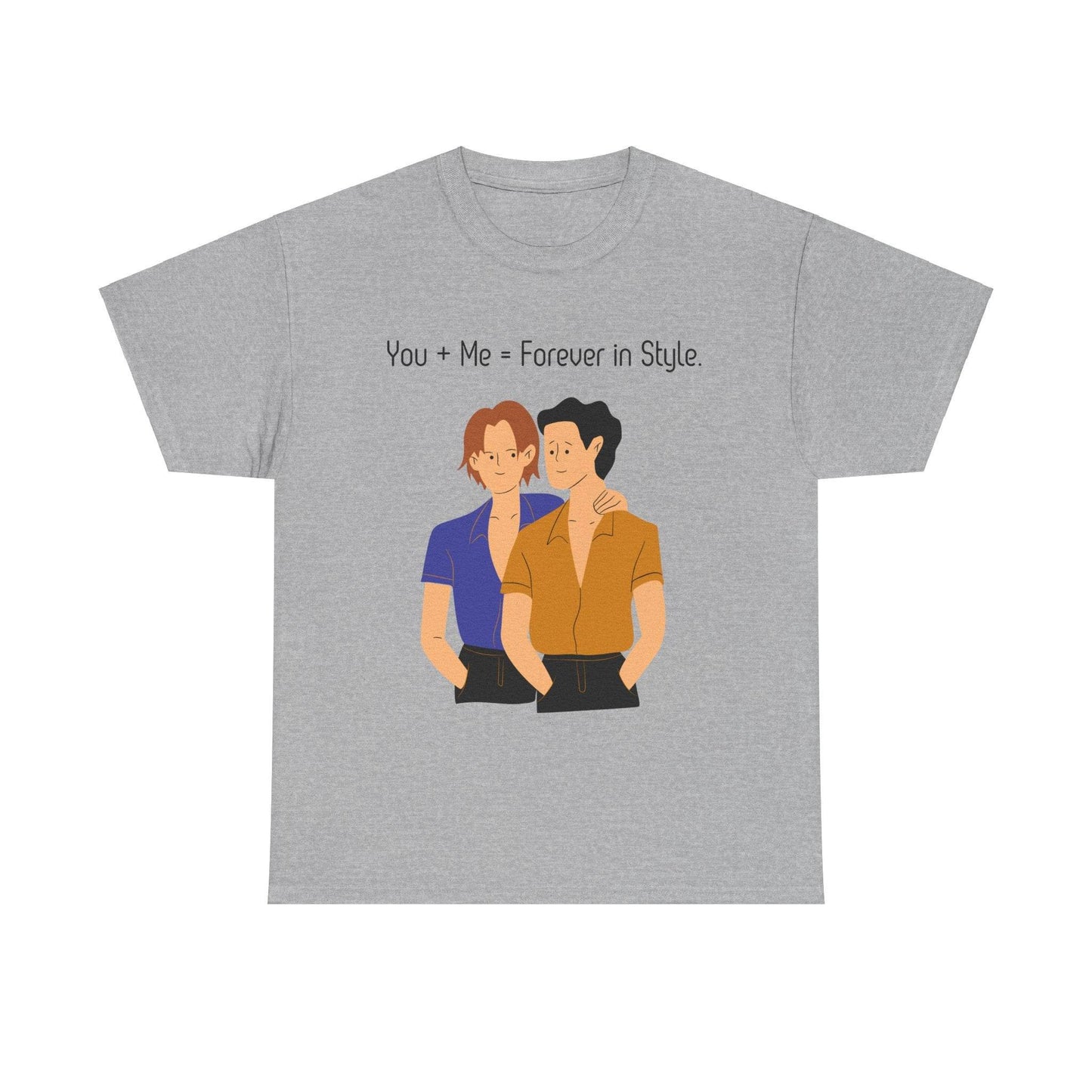 Love is Love Unisex Tee, Gay Couple Shirt, LGBTQ Pride, Same-Sex Relationship Top, Gift for Him, Hug Design T-Shirt - TRP Custom Co.