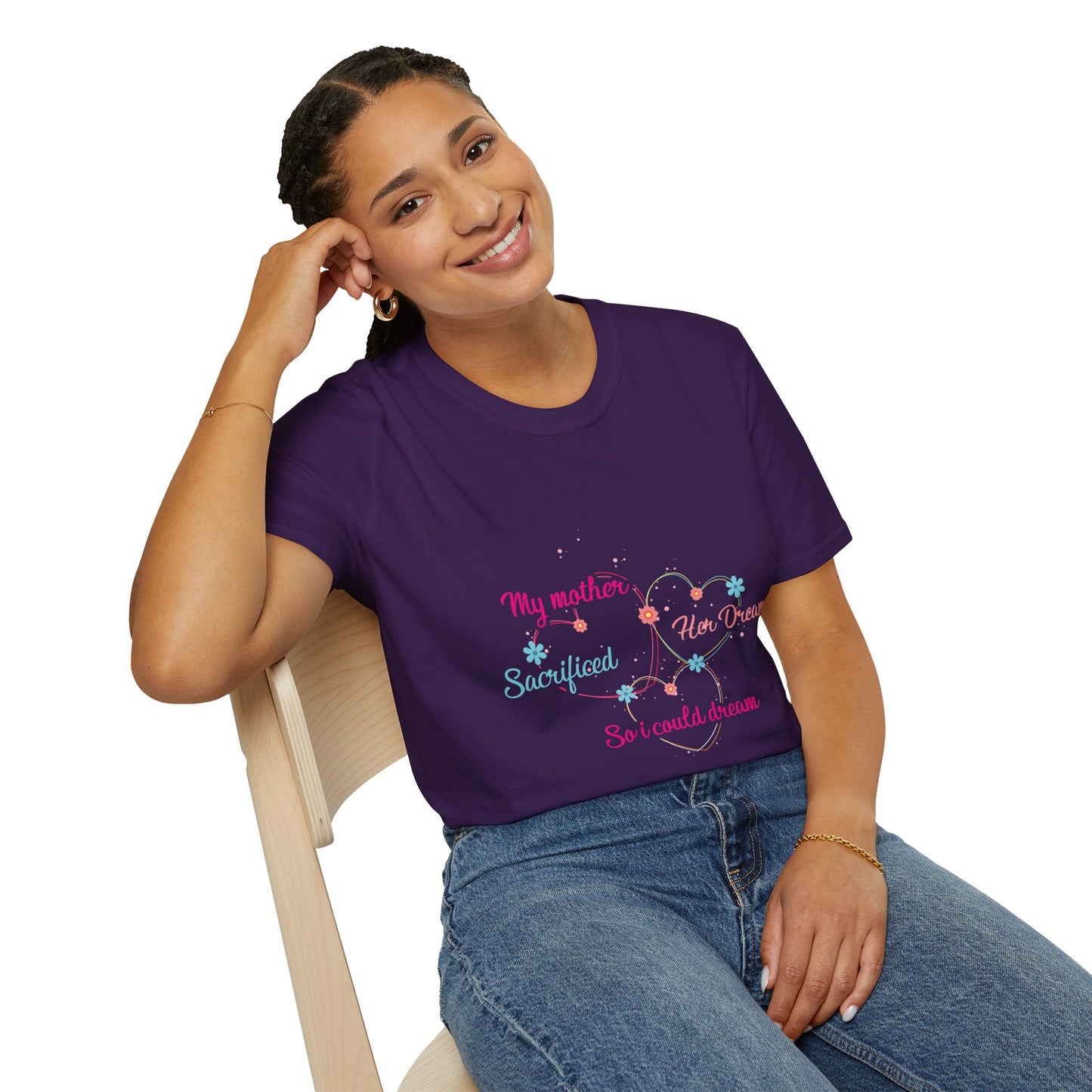 Heartfelt Sacrifice Unisex T-Shirt, Inspirational Gift, Mother's Day Tee, Dream Chaser Apparel, Comfortable Everyday Wear