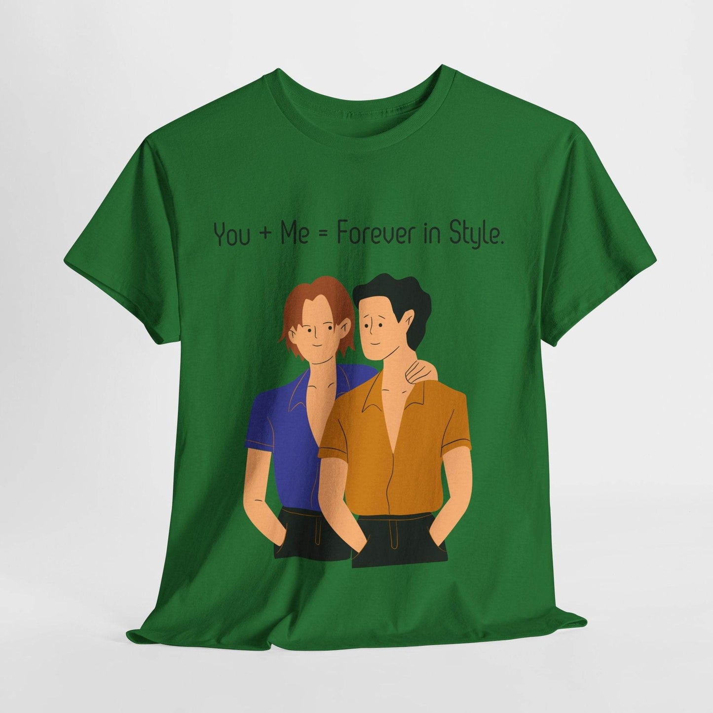 Love is Love Unisex Tee, Gay Couple Shirt, LGBTQ Pride, Same-Sex Relationship Top, Gift for Him, Hug Design T-Shirt - TRP Custom Co.