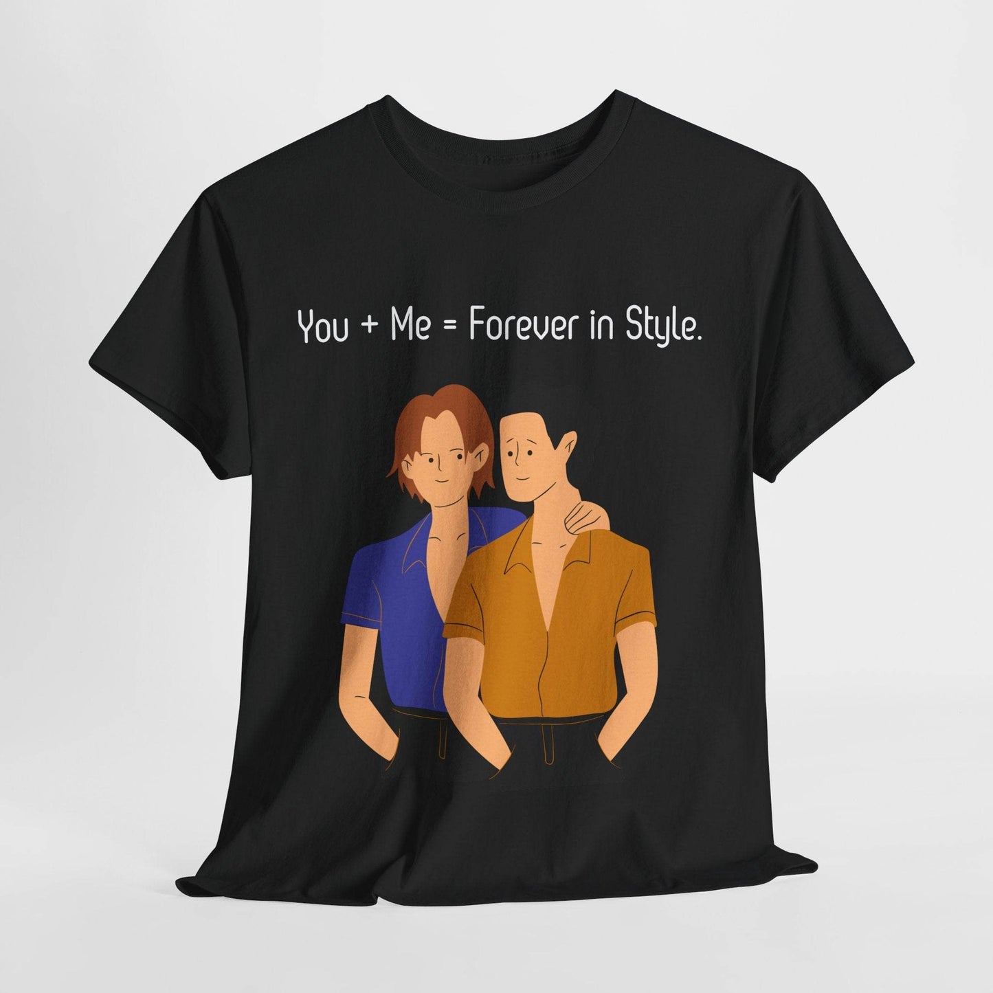 Love is Love Unisex Tee, Gay Couple Shirt, LGBTQ Pride, Same-Sex Relationship Top, Gift for Him, Hug Design T-Shirt - TRP Custom Co.