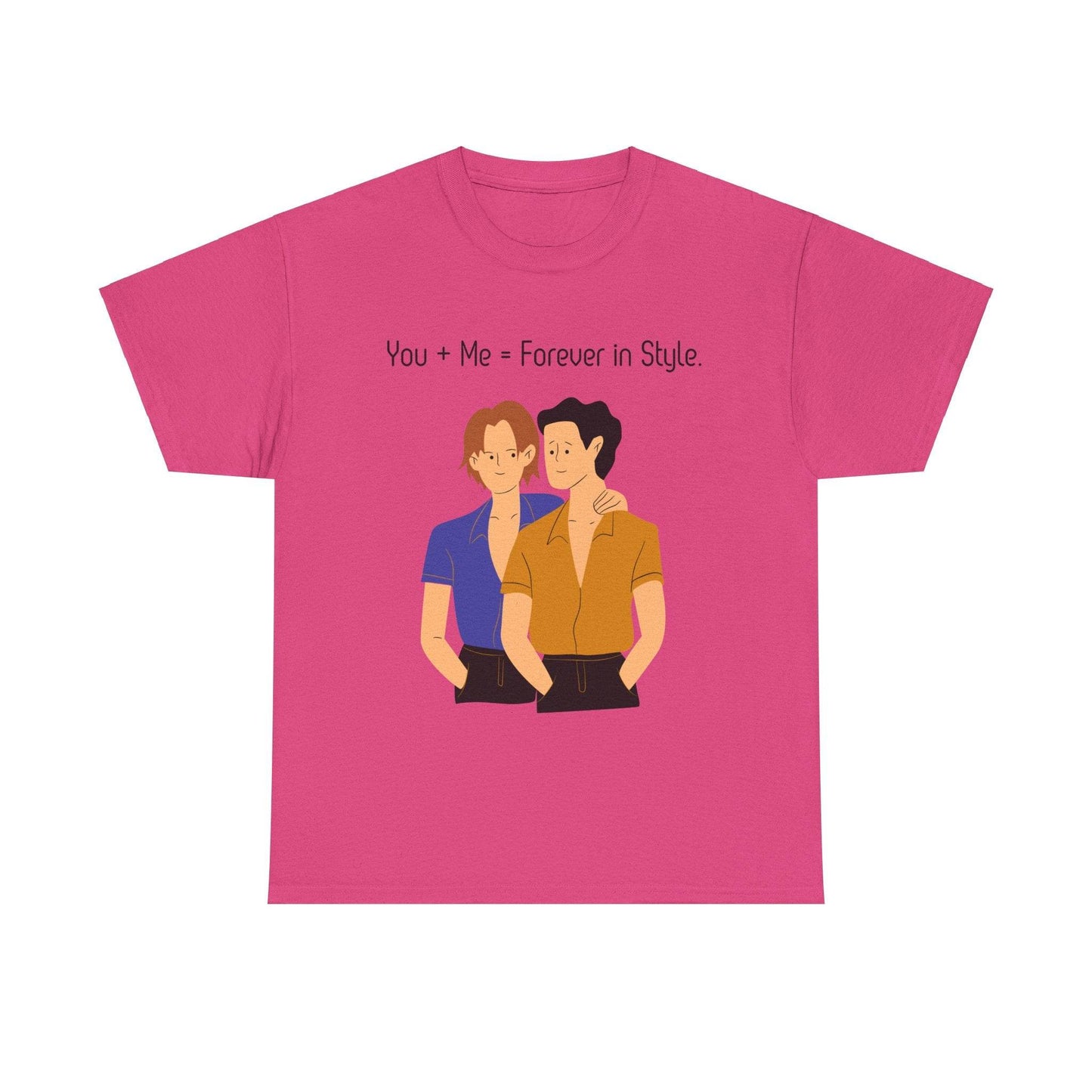 Love is Love Unisex Tee, Gay Couple Shirt, LGBTQ Pride, Same-Sex Relationship Top, Gift for Him, Hug Design T-Shirt - TRP Custom Co.