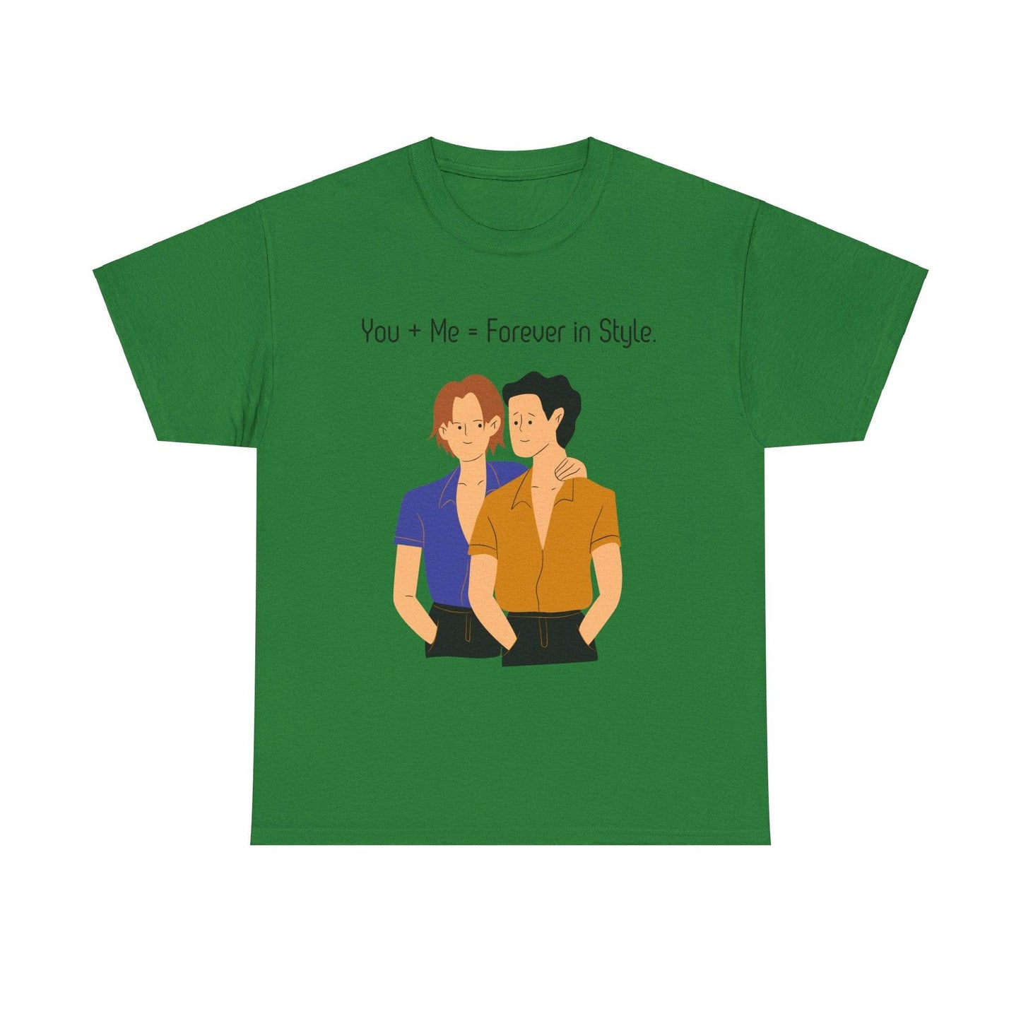 Love is Love Unisex Tee, Gay Couple Shirt, LGBTQ Pride, Same-Sex Relationship Top, Gift for Him, Hug Design T-Shirt - TRP Custom Co.