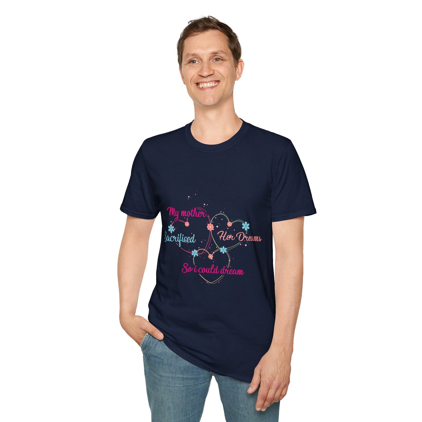 Heartfelt Sacrifice Unisex T-Shirt, Inspirational Gift, Mother's Day Tee, Dream Chaser Apparel, Comfortable Everyday Wear