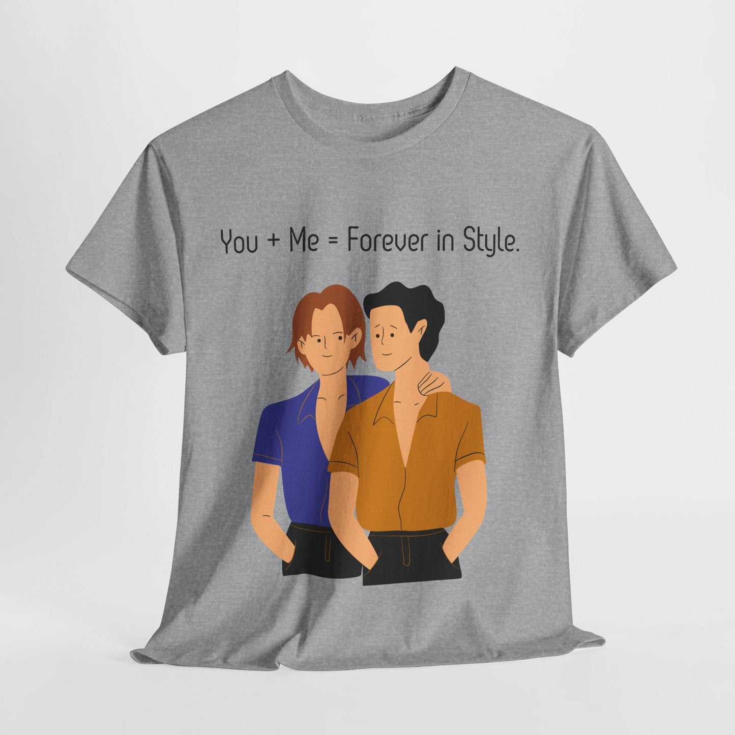 Love is Love Unisex Tee, Gay Couple Shirt, LGBTQ Pride, Same-Sex Relationship Top, Gift for Him, Hug Design T-Shirt - TRP Custom Co.