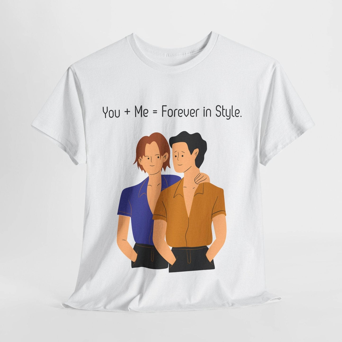 Love is Love Unisex Tee, Gay Couple Shirt, LGBTQ Pride, Same-Sex Relationship Top, Gift for Him, Hug Design T-Shirt - TRP Custom Co.