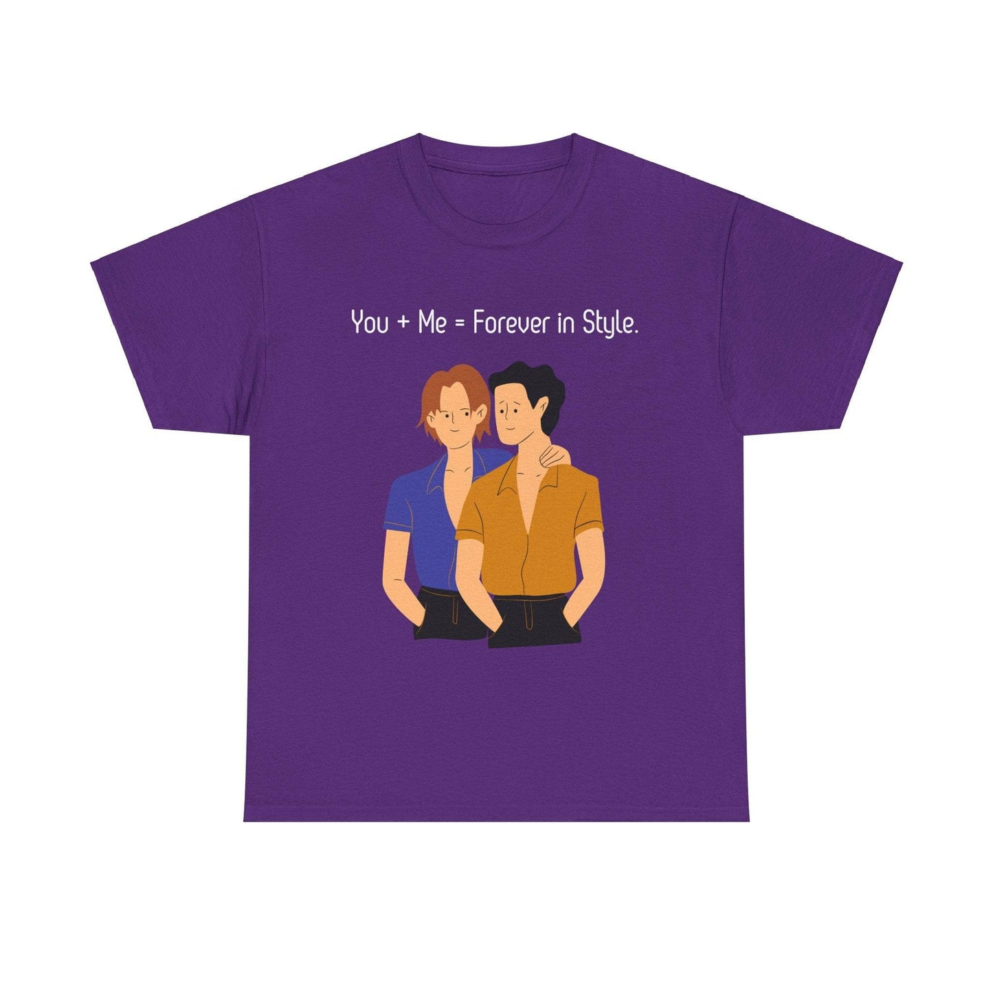 Love is Love Unisex Tee, Gay Couple Shirt, LGBTQ Pride, Same-Sex Relationship Top, Gift for Him, Hug Design T-Shirt - TRP Custom Co.