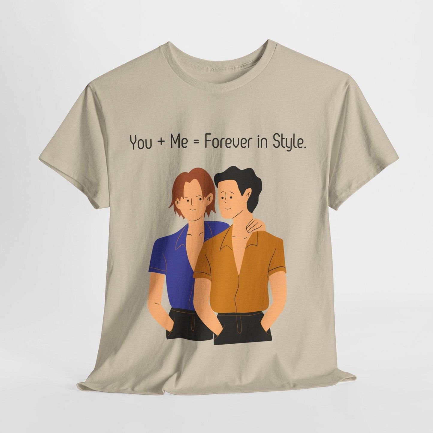 Love is Love Unisex Tee, Gay Couple Shirt, LGBTQ Pride, Same-Sex Relationship Top, Gift for Him, Hug Design T-Shirt - TRP Custom Co.
