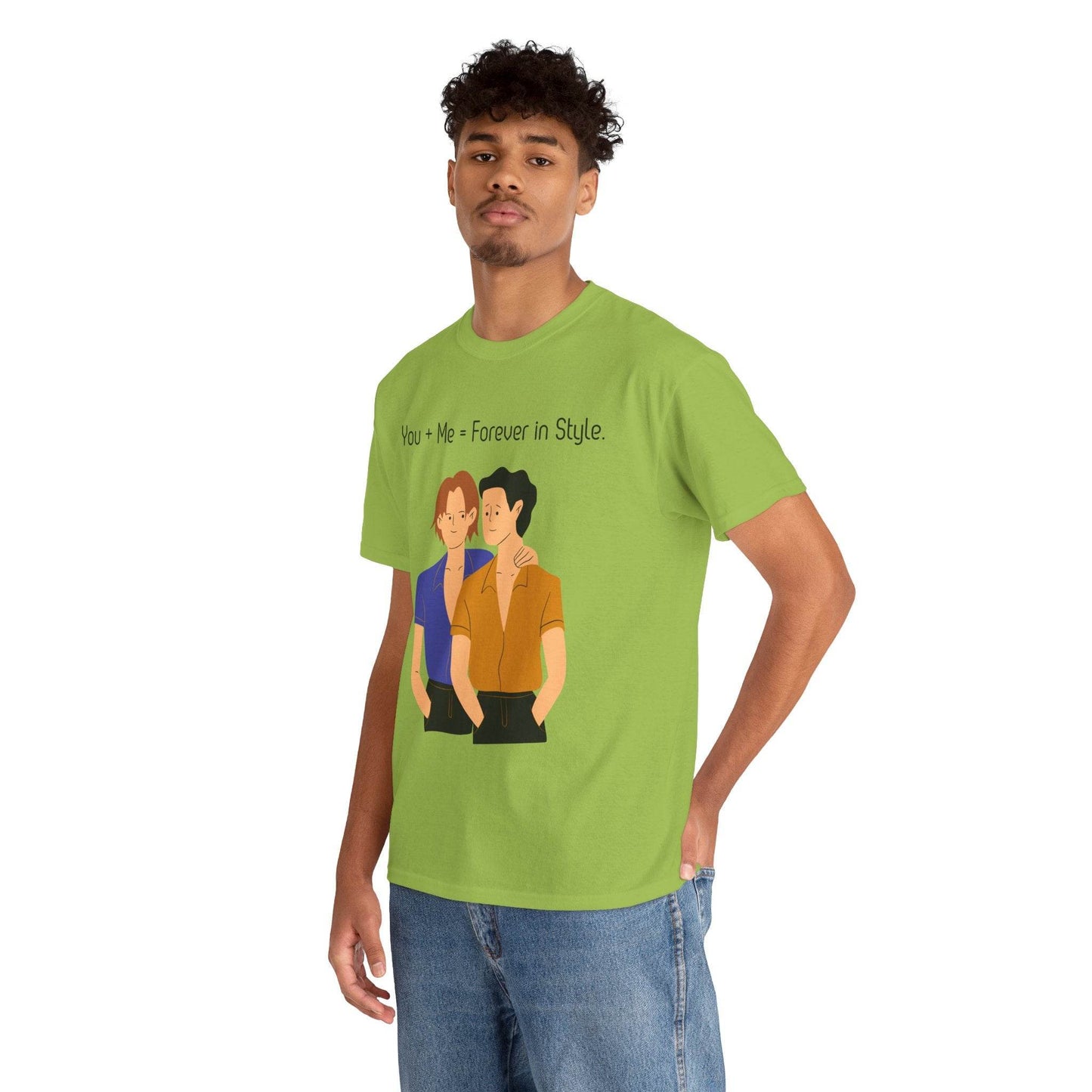Love is Love Unisex Tee, Gay Couple Shirt, LGBTQ Pride, Same-Sex Relationship Top, Gift for Him, Hug Design T-Shirt - TRP Custom Co.