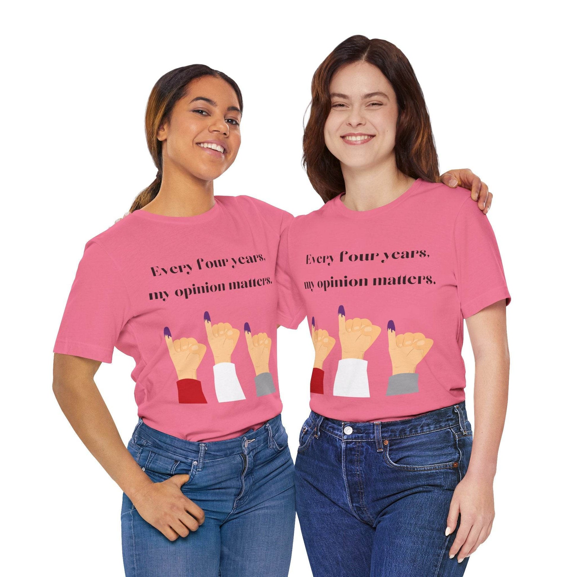 Political Opinion Matters Quote Unisex Tee, Voting Rights Activist Shirt, Political Statement TShirt, Election Day Gift, Political Science - TRP Custom Co.