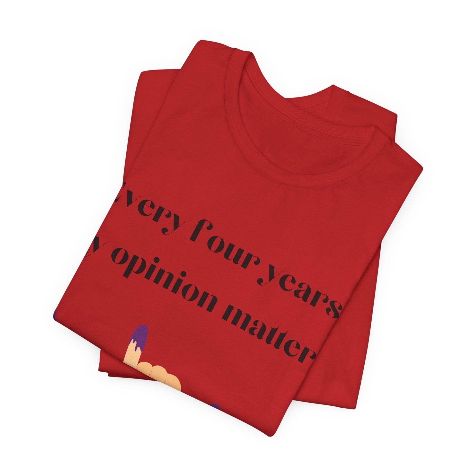 Political Opinion Matters Quote Unisex Tee, Voting Rights Activist Shirt, Political Statement TShirt, Election Day Gift, Political Science - TRP Custom Co.