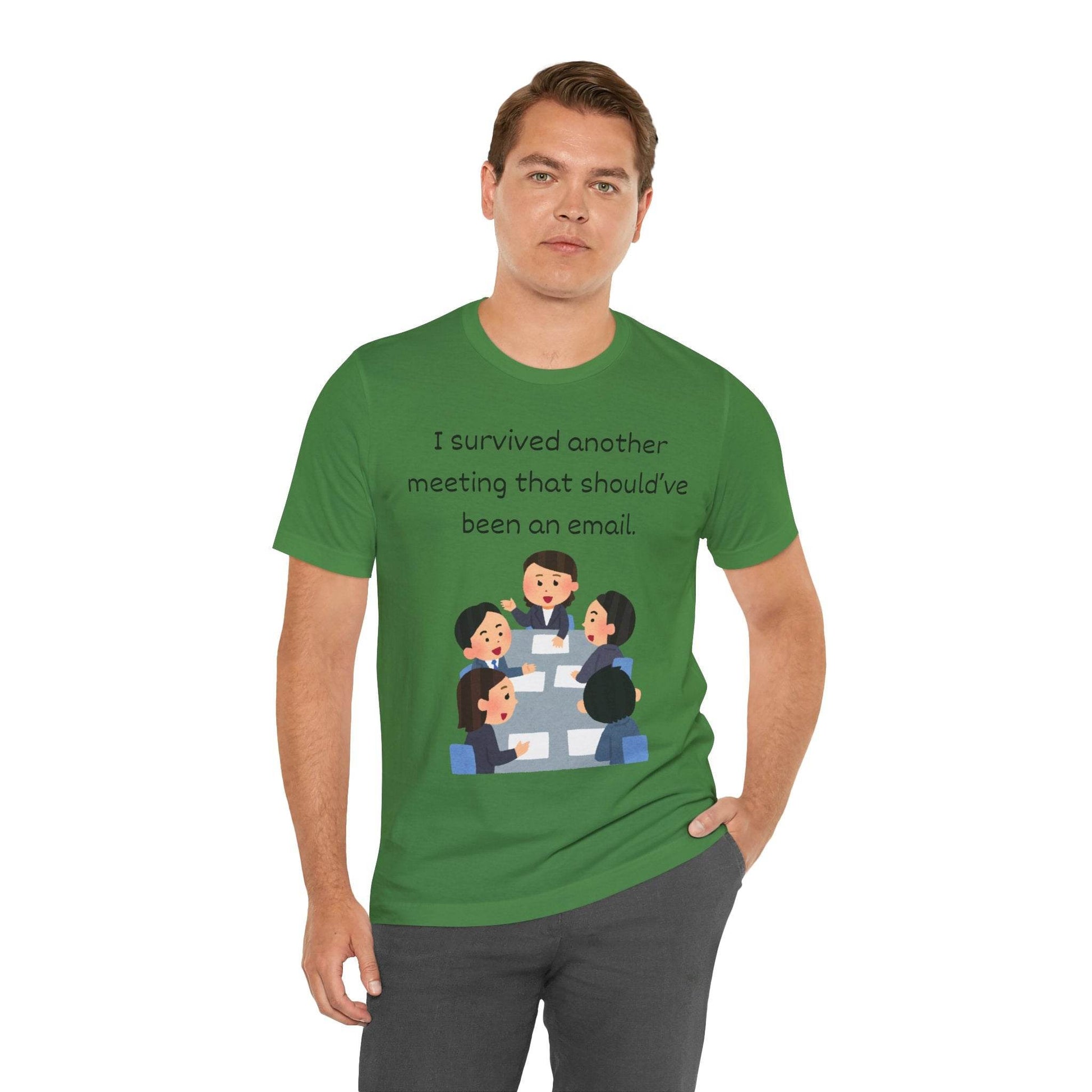 Funny Meeting Survivor Tee - TRP Custom Co.