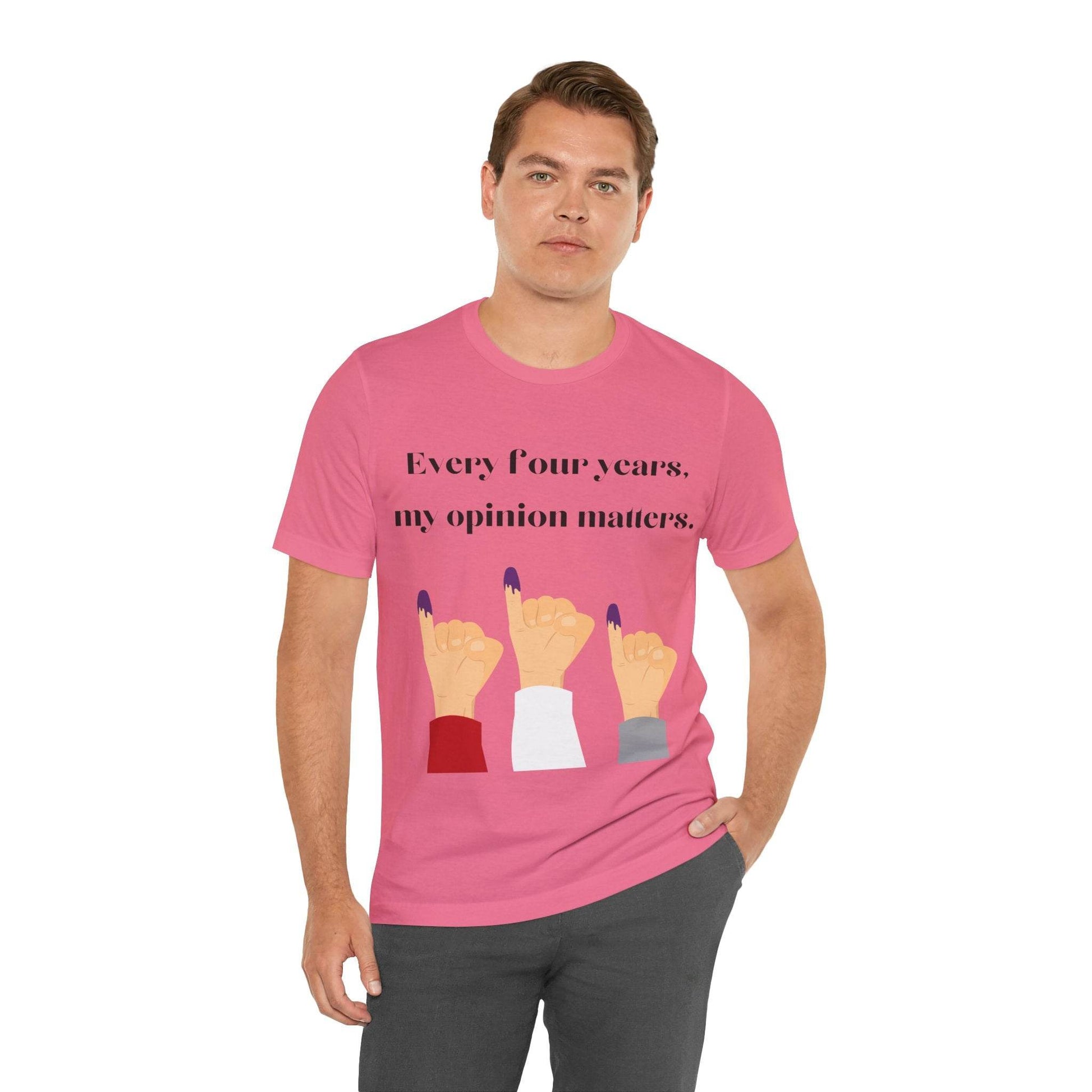 Political Opinion Matters Quote Unisex Tee, Voting Rights Activist Shirt, Political Statement TShirt, Election Day Gift, Political Science - TRP Custom Co.