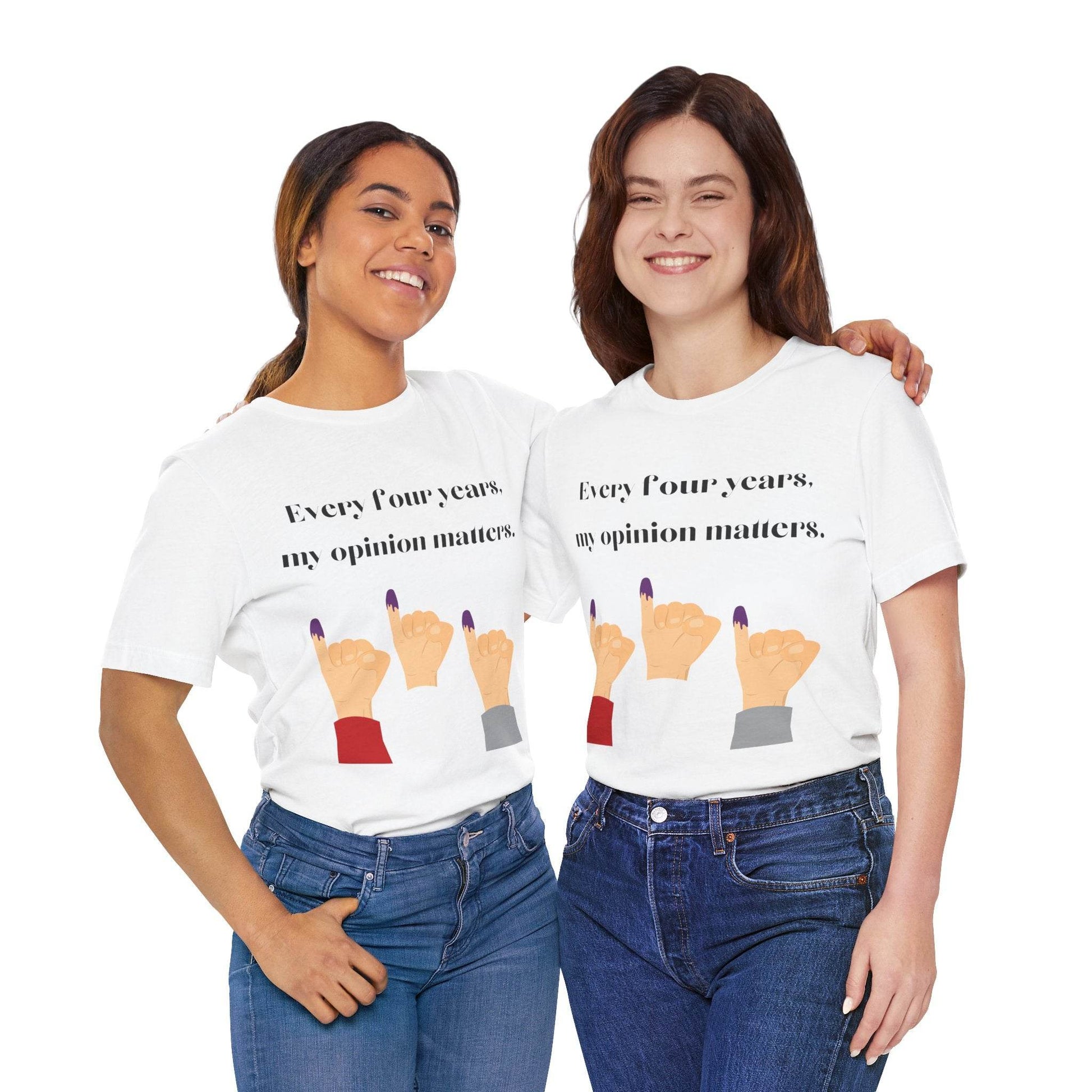 Political Opinion Matters Quote Unisex Tee, Voting Rights Activist Shirt, Political Statement TShirt, Election Day Gift, Political Science - TRP Custom Co.