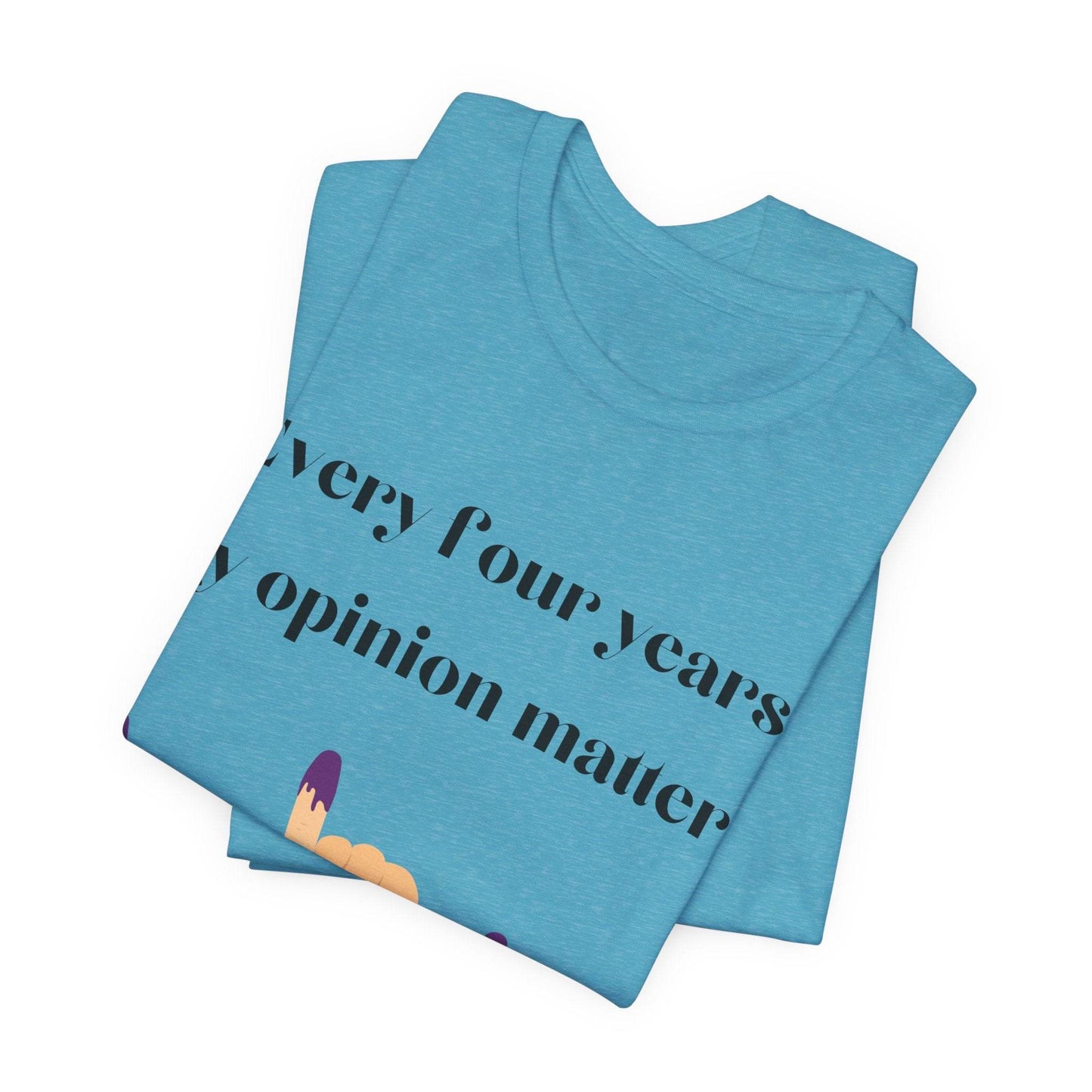 Political Opinion Matters Quote Unisex Tee, Voting Rights Activist Shirt, Political Statement TShirt, Election Day Gift, Political Science - TRP Custom Co.