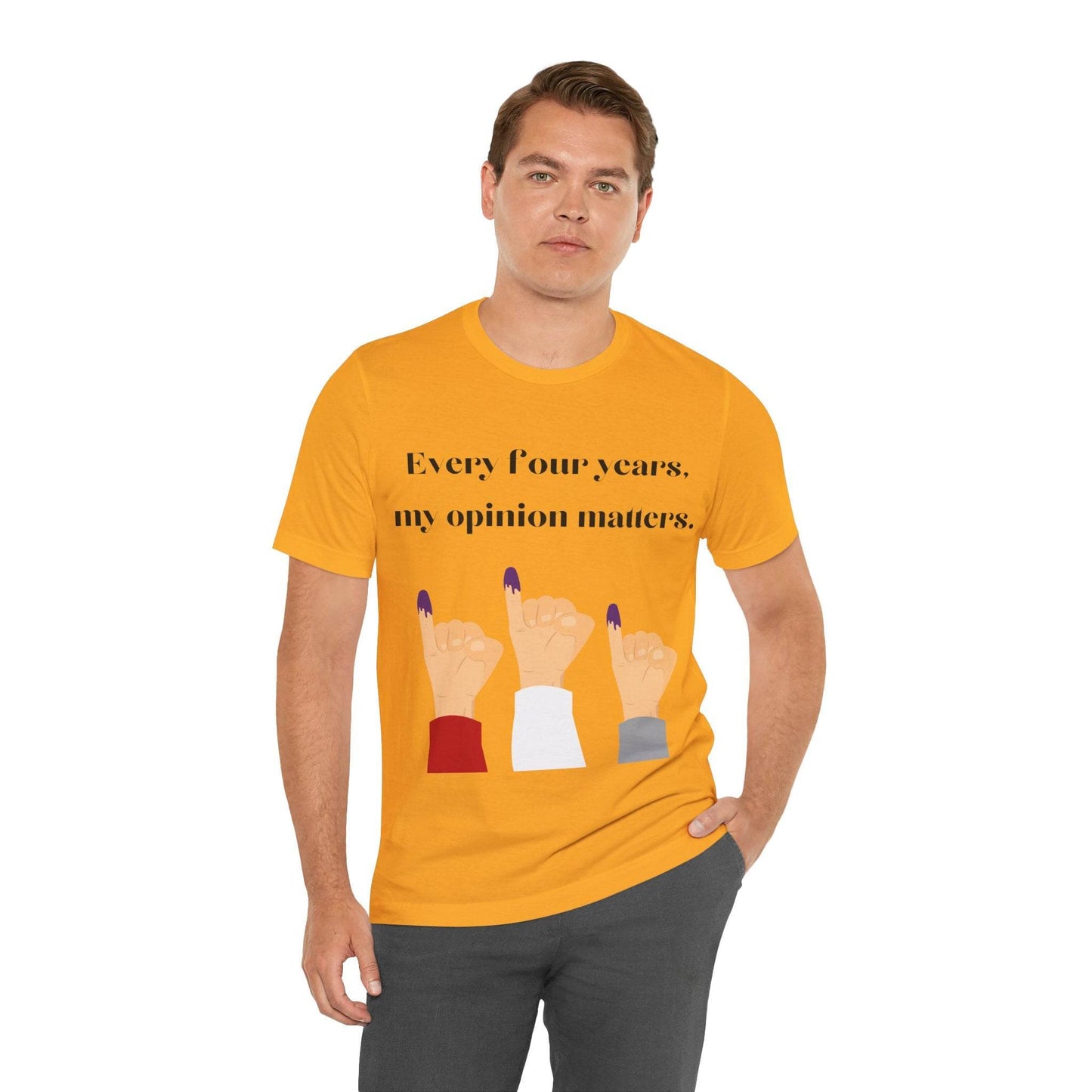 Political Opinion Matters Quote Unisex Tee, Voting Rights Activist Shirt, Political Statement TShirt, Election Day Gift, Political Science - TRP Custom Co.