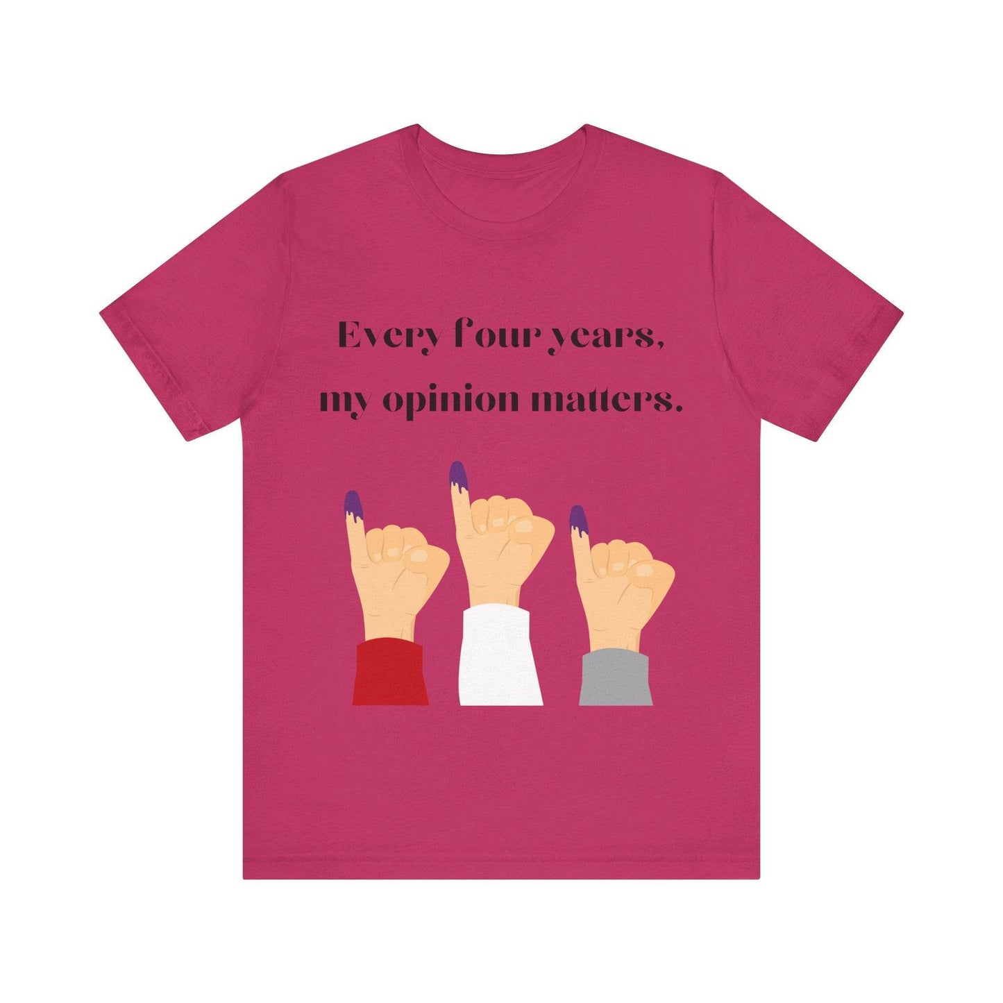 Political Opinion Matters Quote Unisex Tee, Voting Rights Activist Shirt, Political Statement TShirt, Election Day Gift, Political Science - TRP Custom Co.