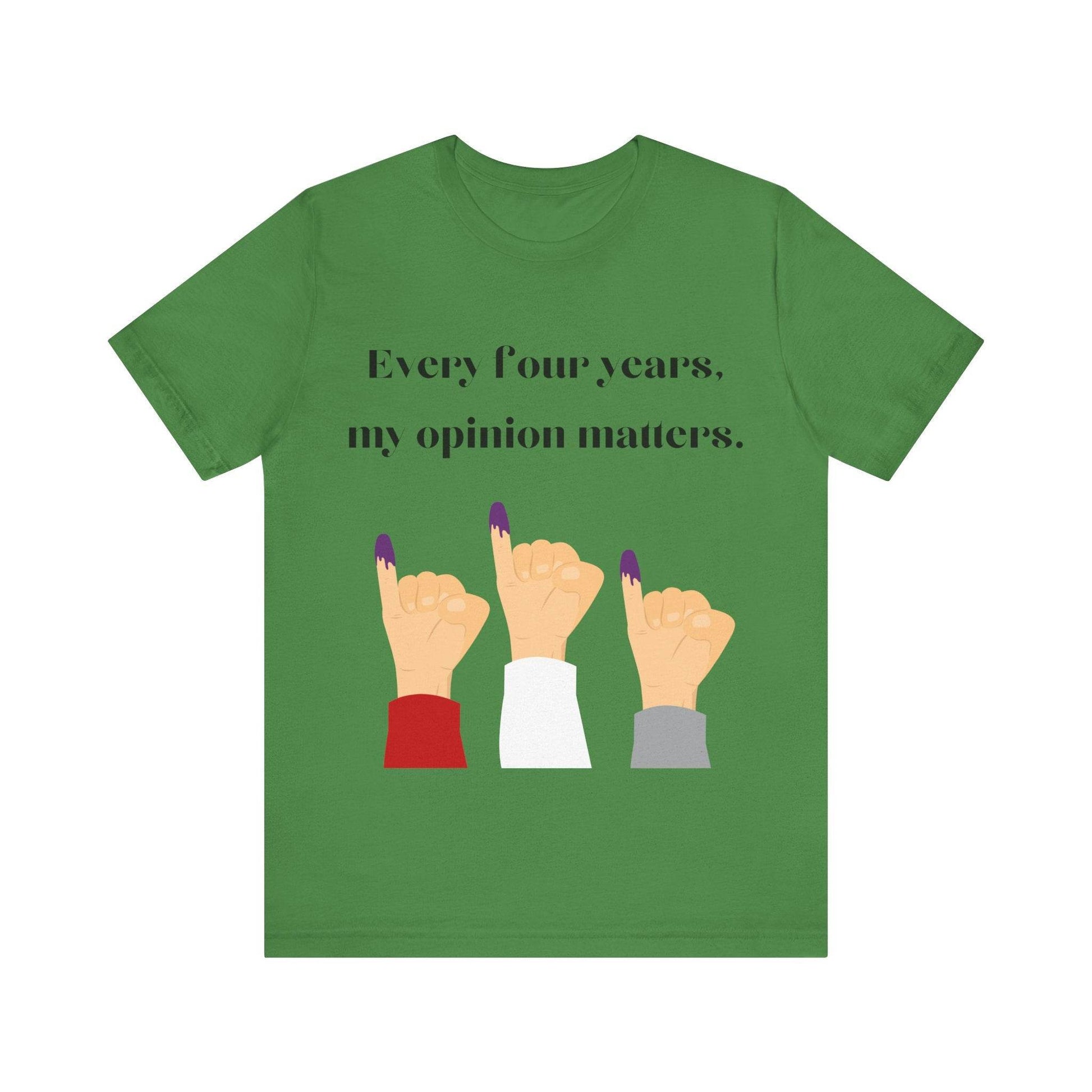 Political Opinion Matters Quote Unisex Tee, Voting Rights Activist Shirt, Political Statement TShirt, Election Day Gift, Political Science - TRP Custom Co.