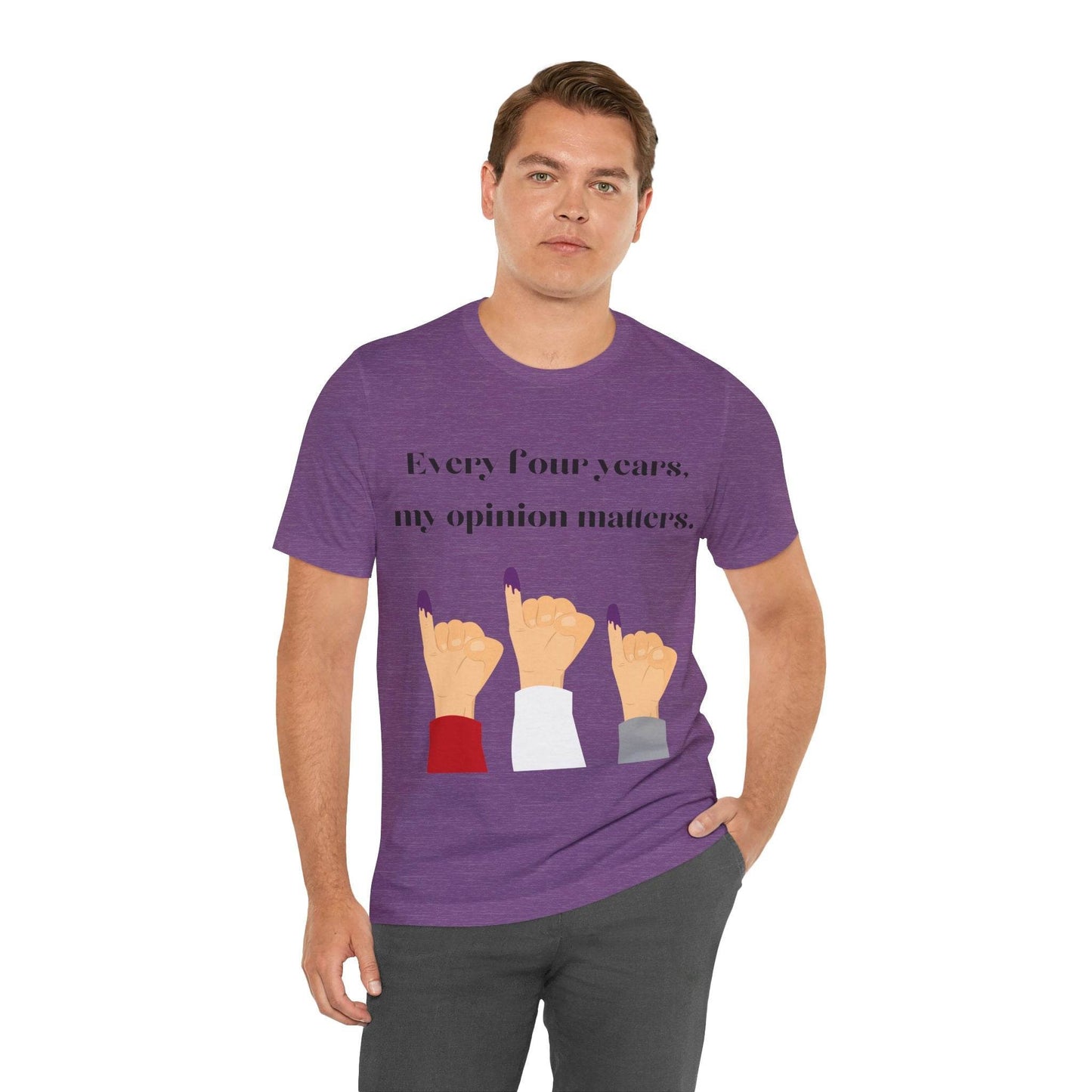 Political Opinion Matters Quote Unisex Tee, Voting Rights Activist Shirt, Political Statement TShirt, Election Day Gift, Political Science - TRP Custom Co.