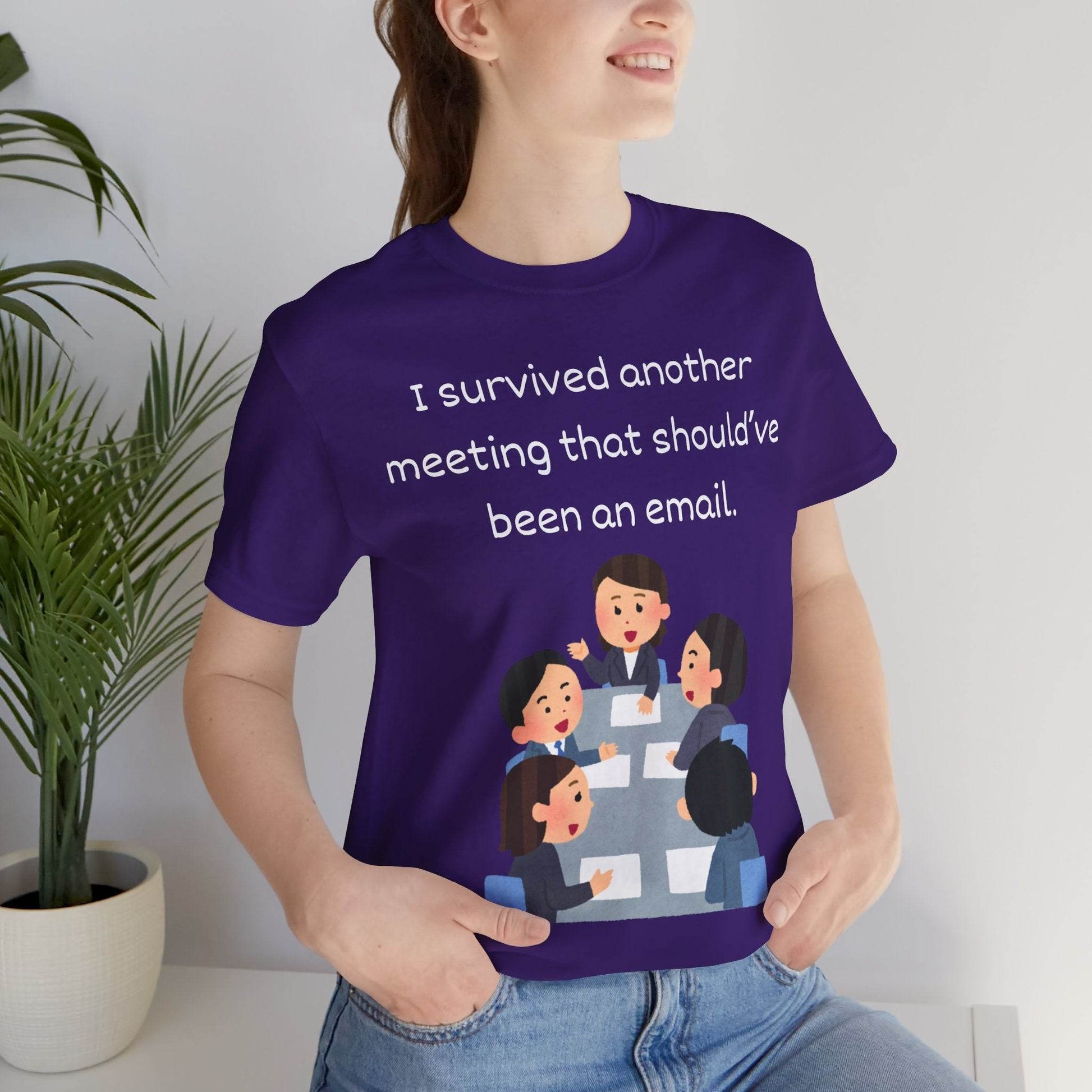 Funny Meeting Survivor Tee - TRP Custom Co.