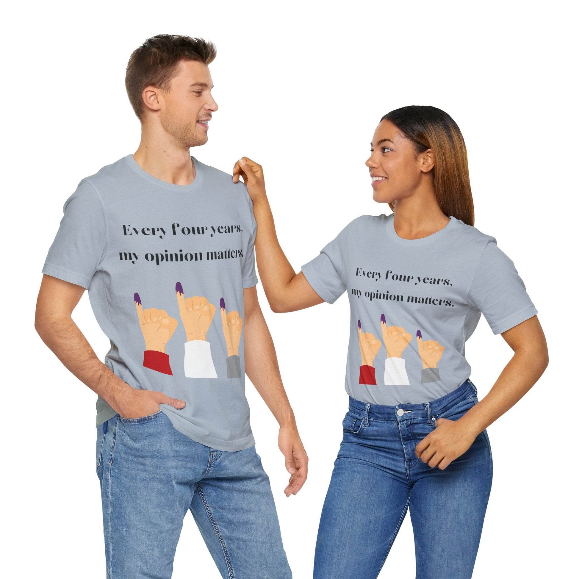 Political Opinion Matters Quote Unisex Tee, Voting Rights Activist Shirt, Political Statement TShirt, Election Day Gift, Political Science - TRP Custom Co.