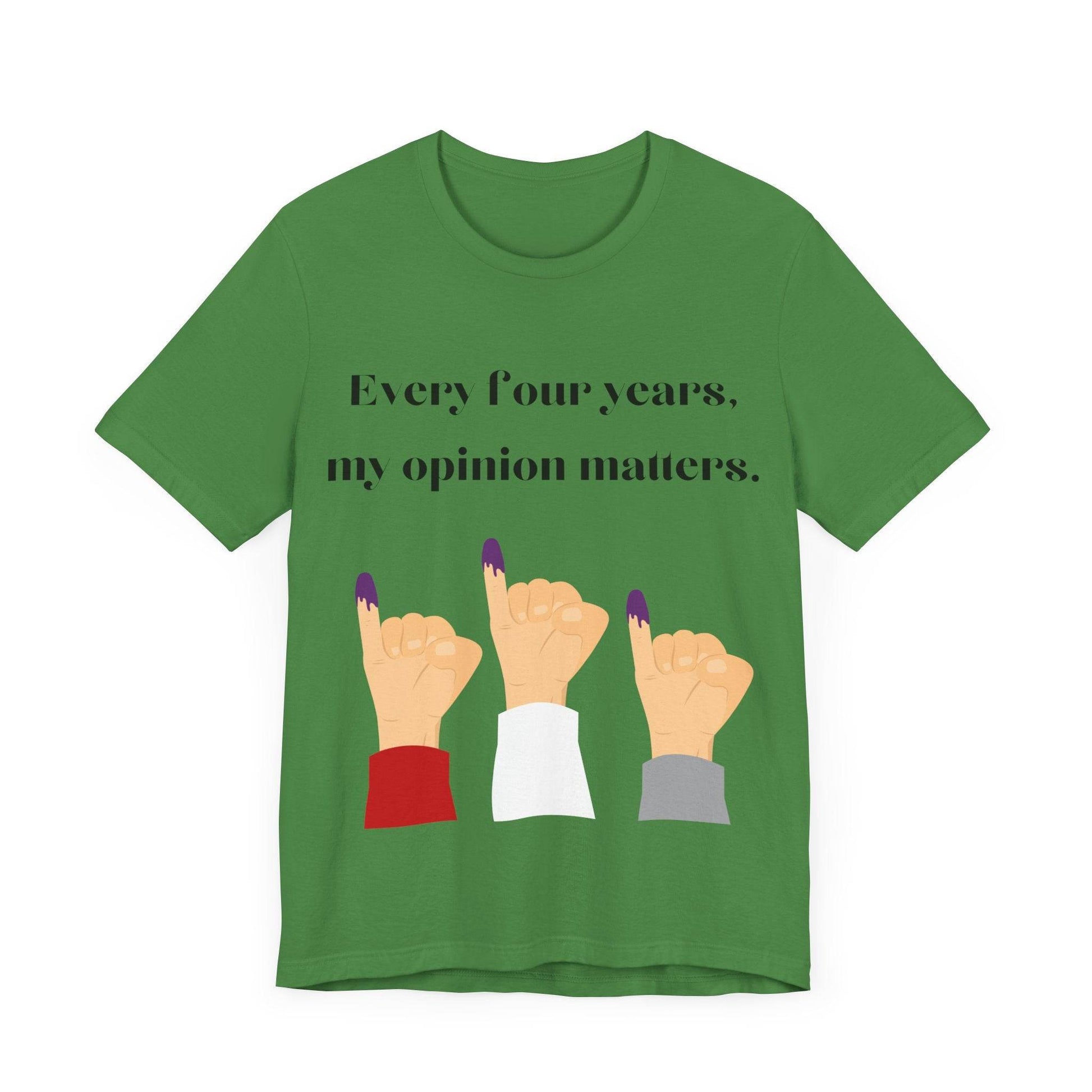 Political Opinion Matters Quote Unisex Tee, Voting Rights Activist Shirt, Political Statement TShirt, Election Day Gift, Political Science - TRP Custom Co.