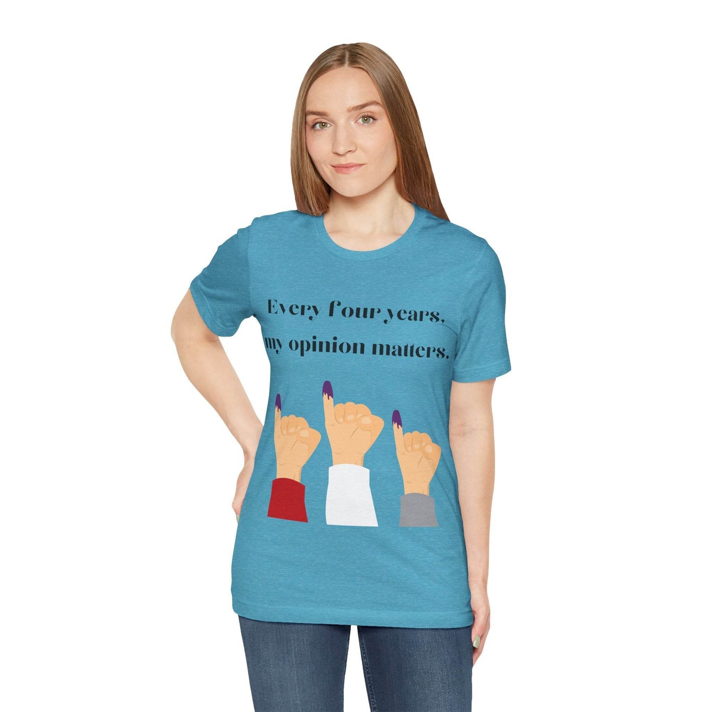Political Opinion Matters Quote Unisex Tee, Voting Rights Activist Shirt, Political Statement TShirt, Election Day Gift, Political Science - TRP Custom Co.