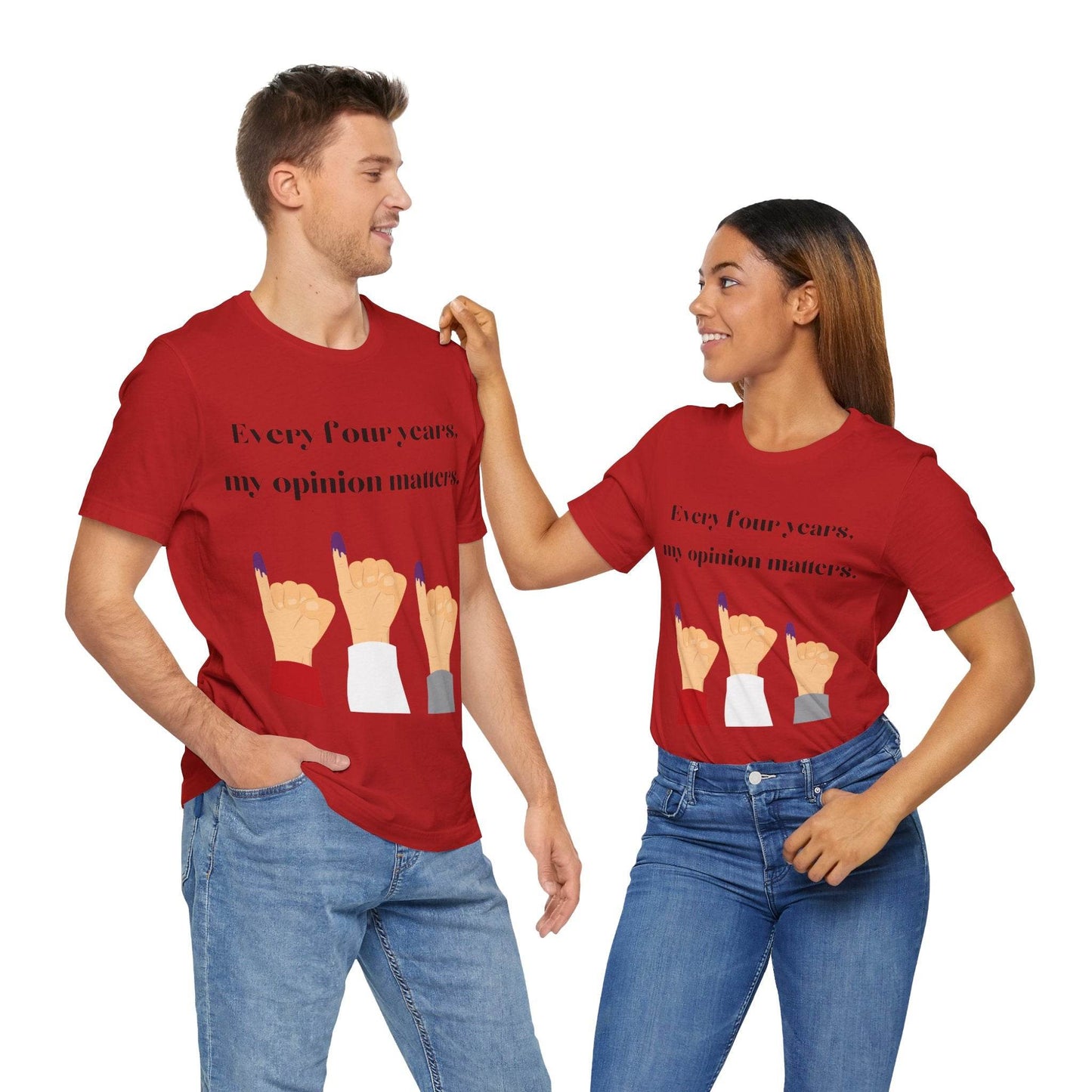 Political Opinion Matters Quote Unisex Tee, Voting Rights Activist Shirt, Political Statement TShirt, Election Day Gift, Political Science - TRP Custom Co.