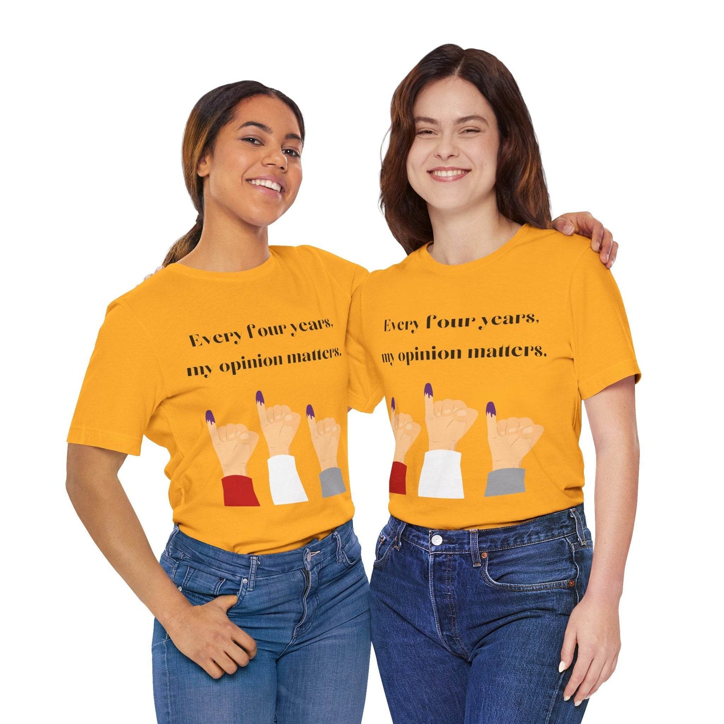 Political Opinion Matters Quote Unisex Tee, Voting Rights Activist Shirt, Political Statement TShirt, Election Day Gift, Political Science - TRP Custom Co.