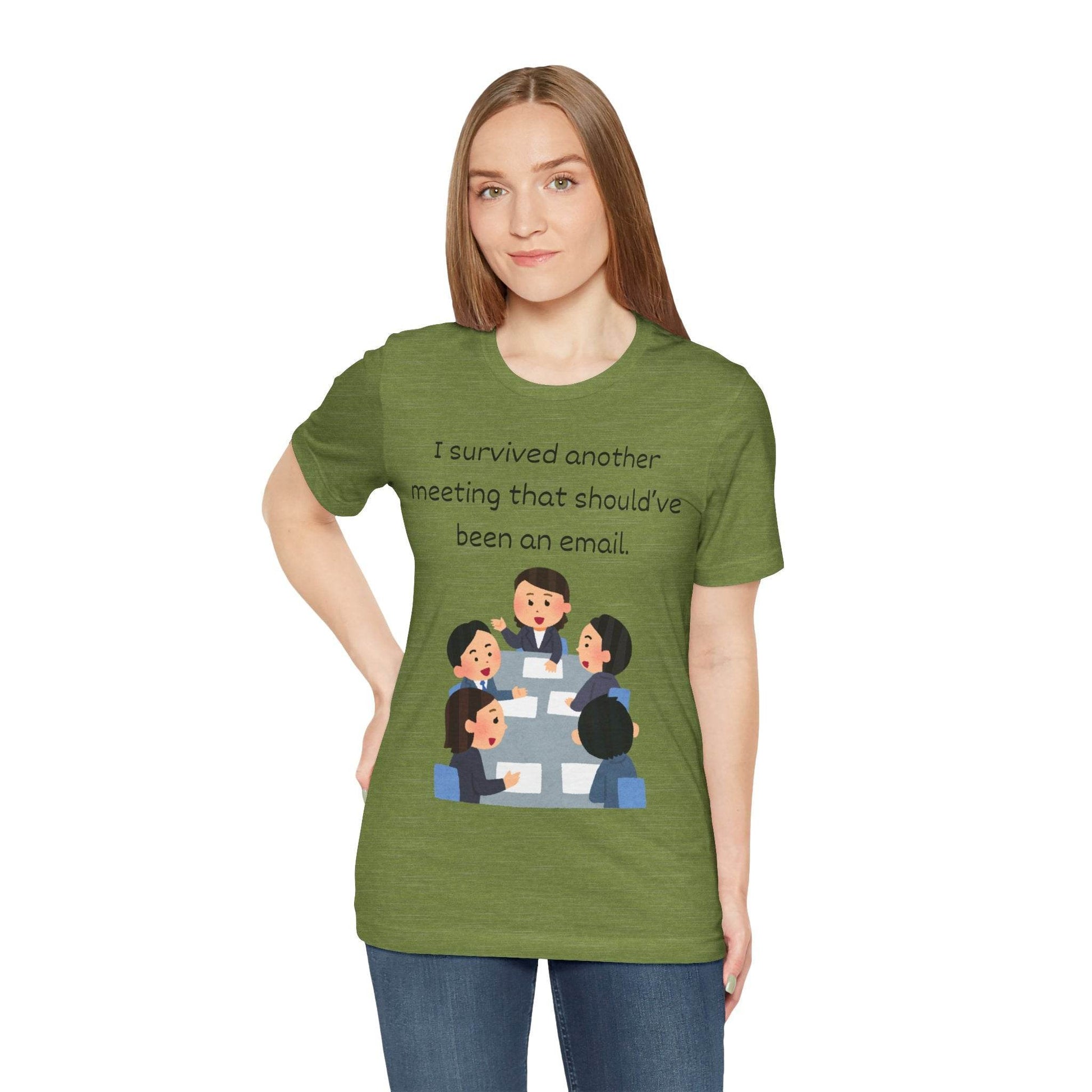 Funny Meeting Survivor Tee - TRP Custom Co.