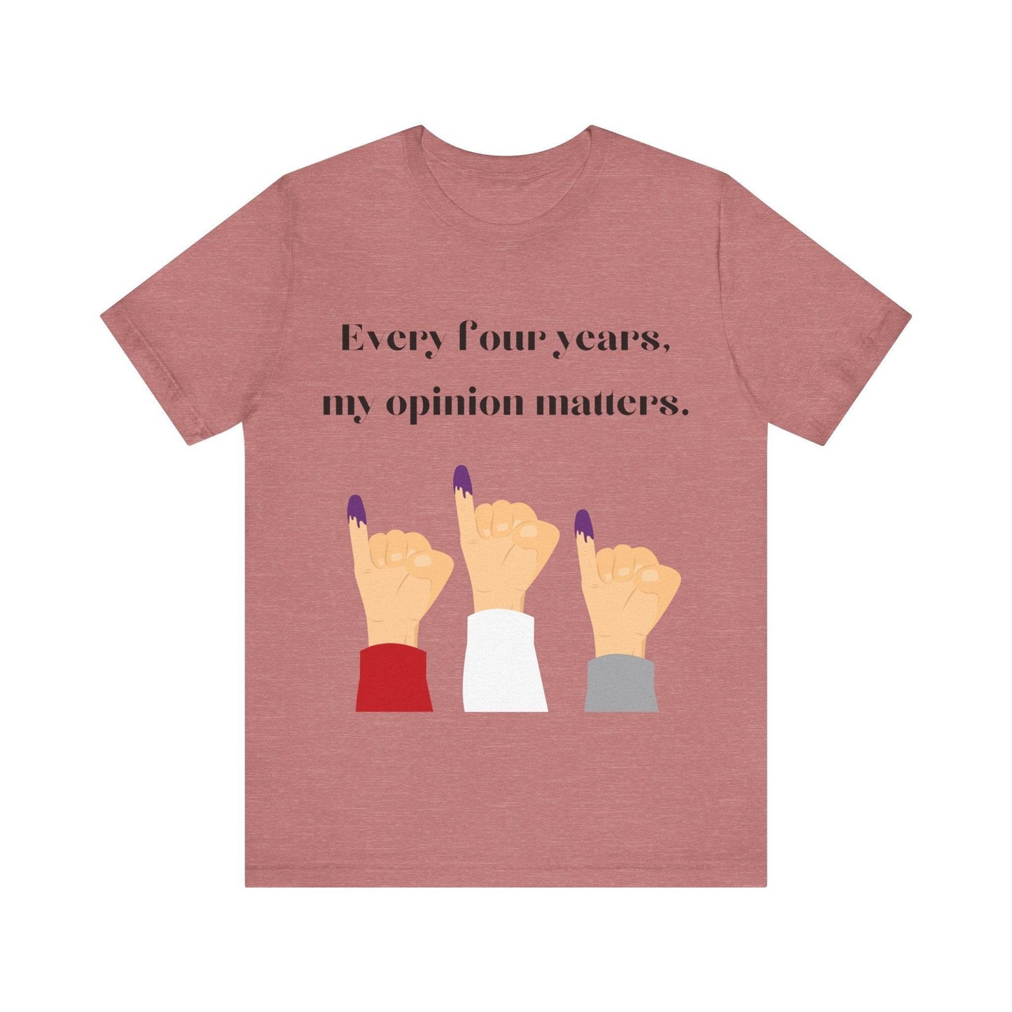 Political Opinion Matters Quote Unisex Tee, Voting Rights Activist Shirt, Political Statement TShirt, Election Day Gift, Political Science - TRP Custom Co.
