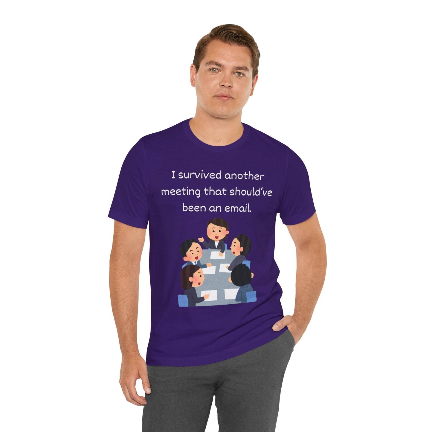 Funny Meeting Survivor Tee - TRP Custom Co.