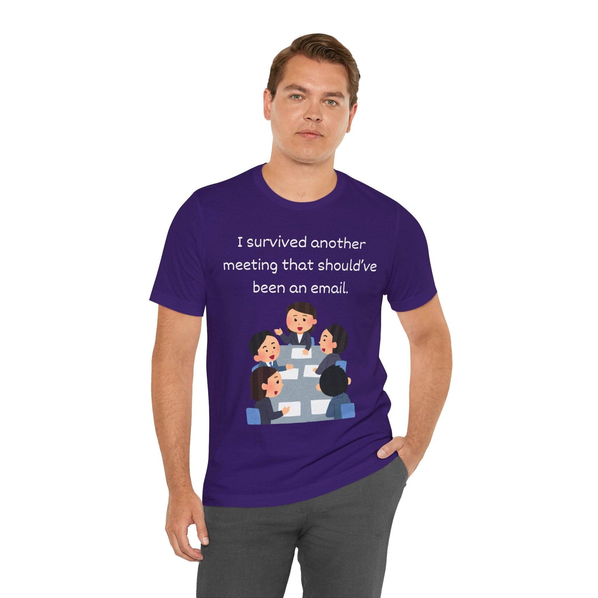 Funny Meeting Survivor Tee - TRP Custom Co.