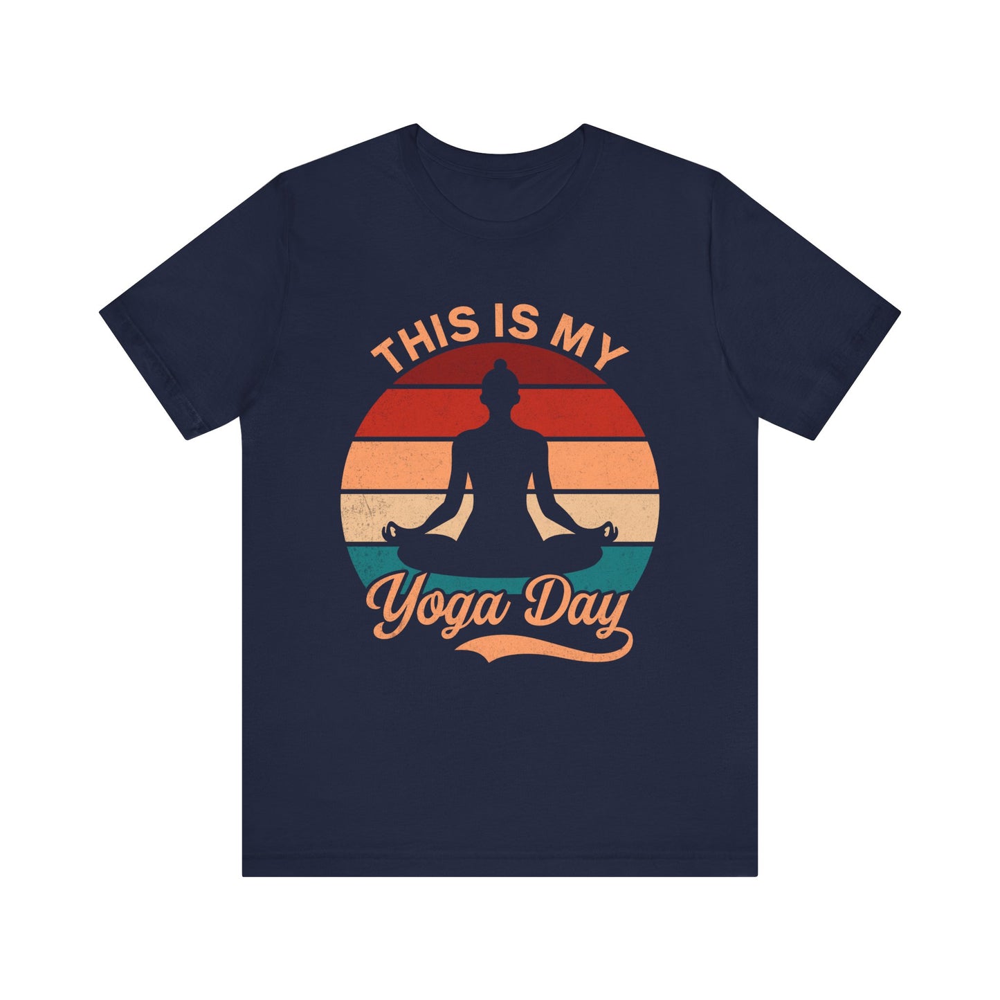 Yoga Day Unisex Tee, Fitness Apparel, Meditation Shirt, Gift for Yogis, Relaxation Top, Zen Wear, Mindfulness Clothing