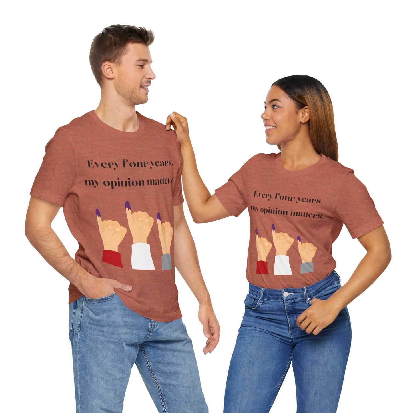 Political Opinion Matters Quote Unisex Tee, Voting Rights Activist Shirt, Political Statement TShirt, Election Day Gift, Political Science - TRP Custom Co.